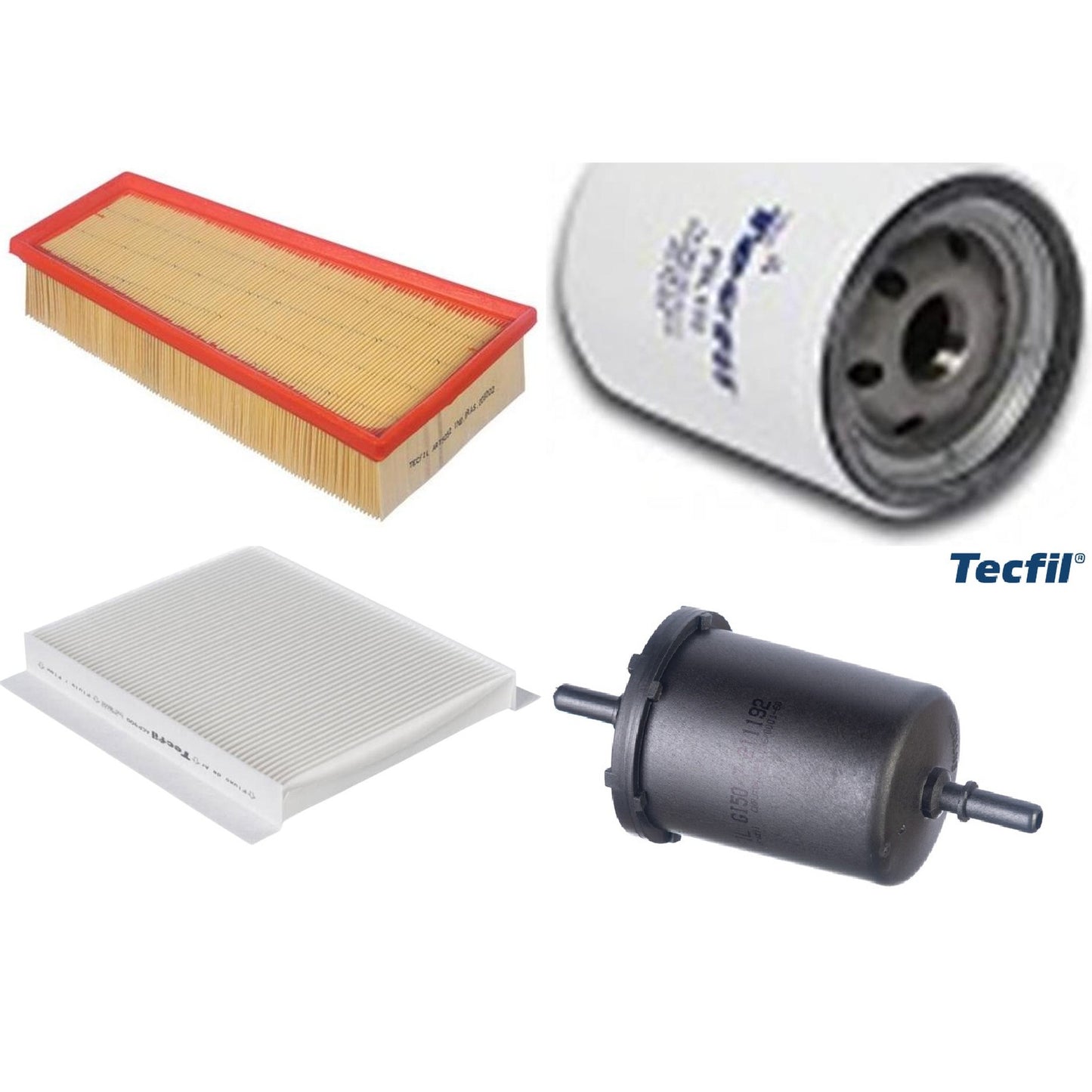 Kit Filtros de Ar do Motor, Óleo, Cabine e Combustível - Tecfil - ACP900 / ART5052 / GI50/7 / PSL135 - (1)