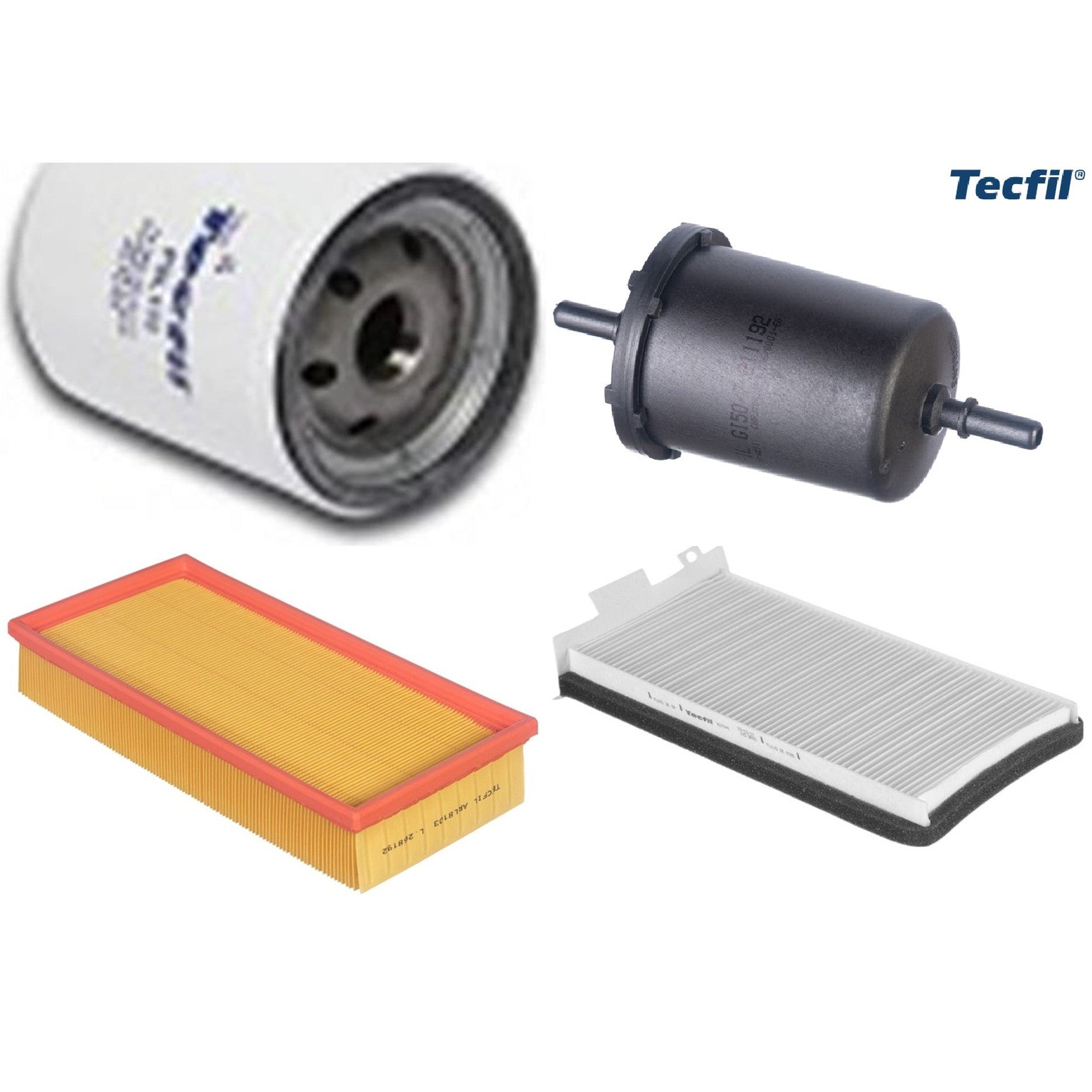Kit Filtros de Ar do Motor, Óleo, Cabine e Combustível - Tecfil - ACP644 / ARL8103 / GI50/7 / PSL135 - (1)