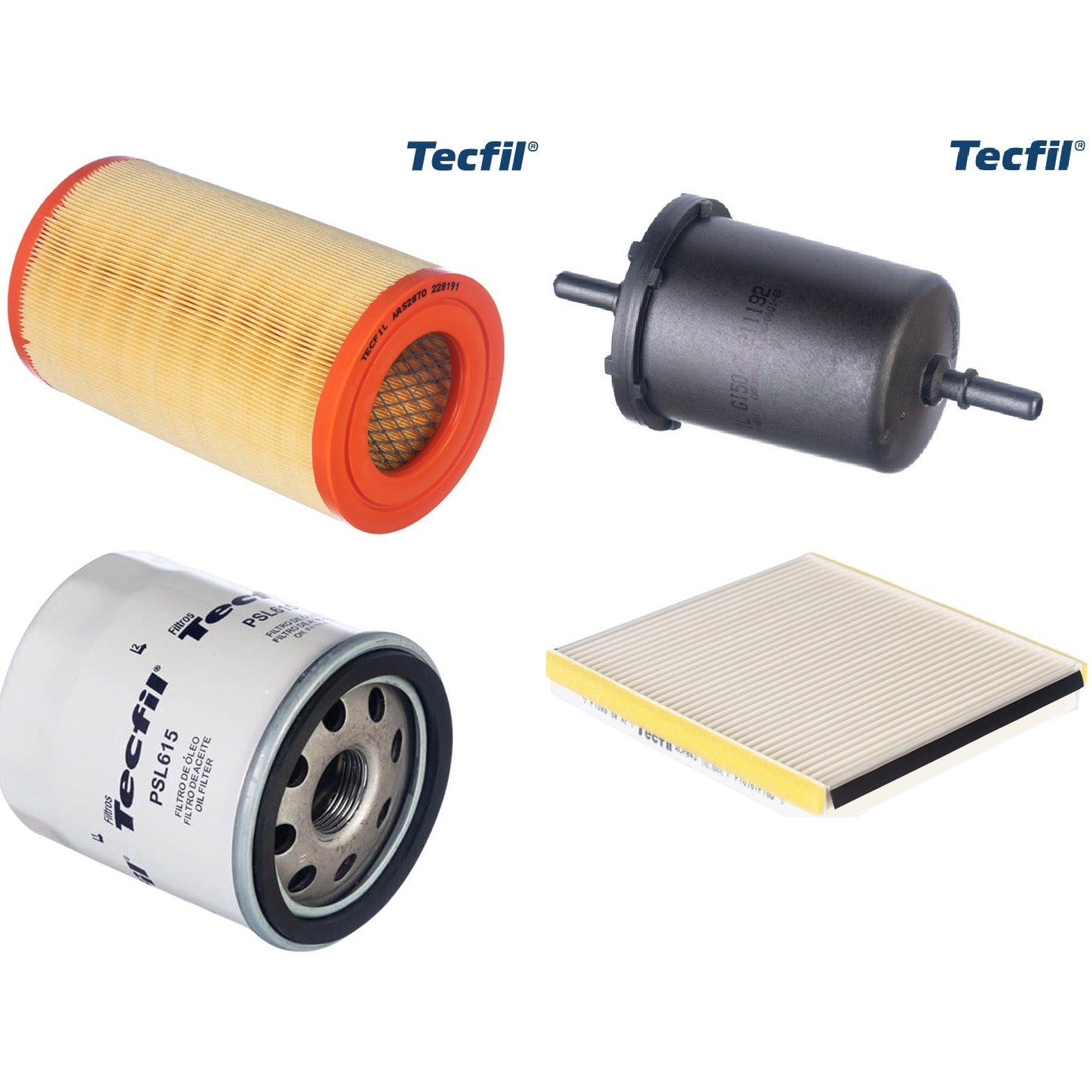 Kit Filtros de Ar do Motor, Óleom Cabine e Combustível - (1)