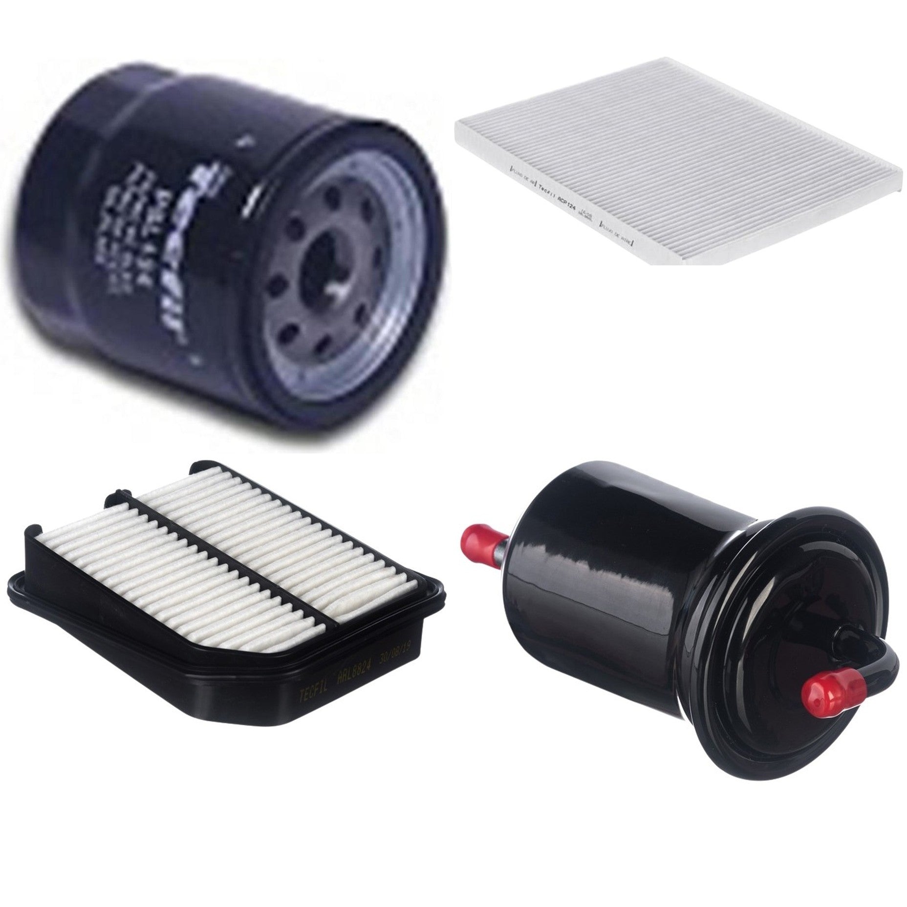 Kit Filtros de Ar do Motor, Óleo, Cabine e Combustível - Tecfil - ACP124 / ARL8824 / GI16 / PSL134 - (1)