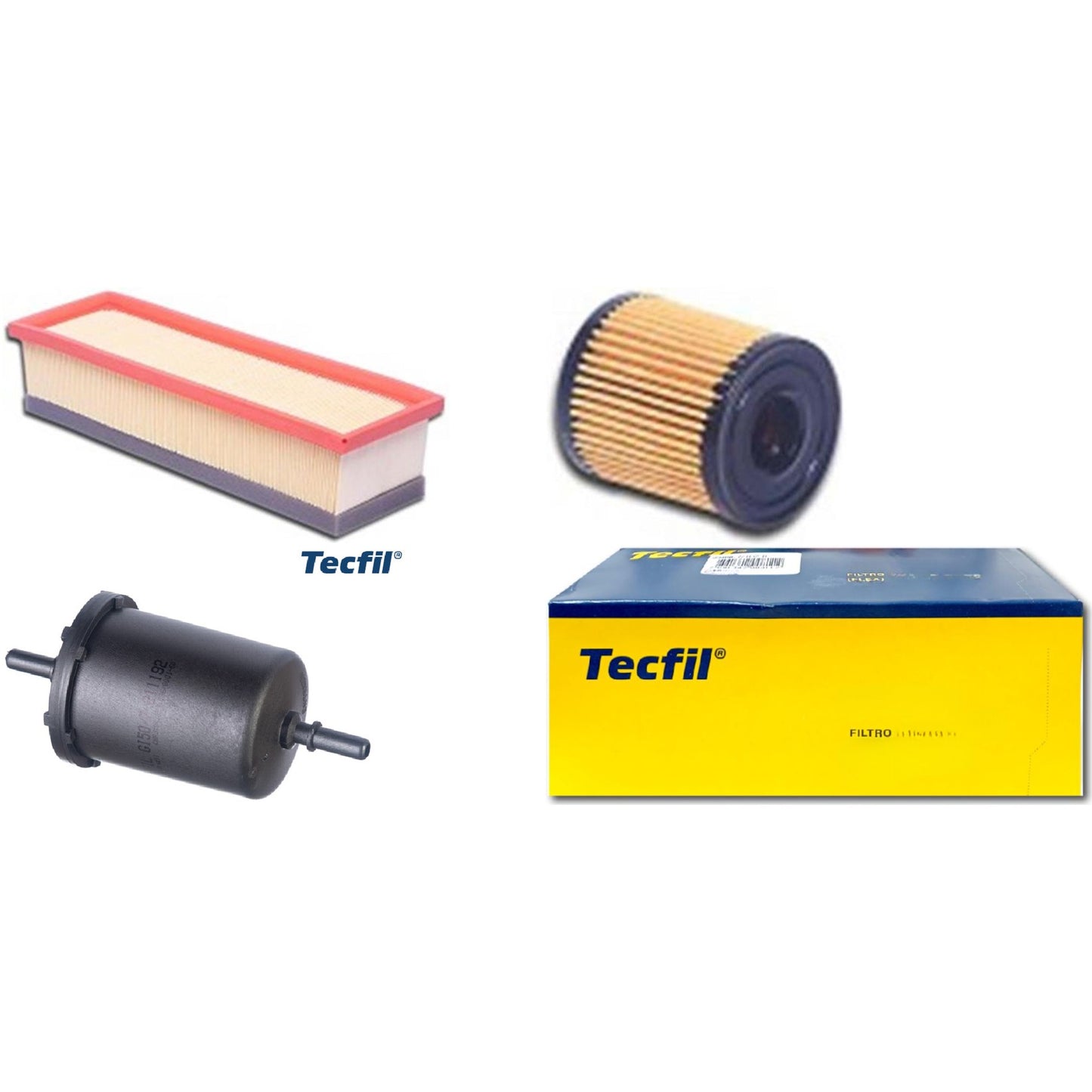 Kit Filtros de Ar do Motor, Óleo, Cabine e Combustível - Tecfil - ACP799/9 / ARL5053 / GI50/7 / PEL108 - (1)