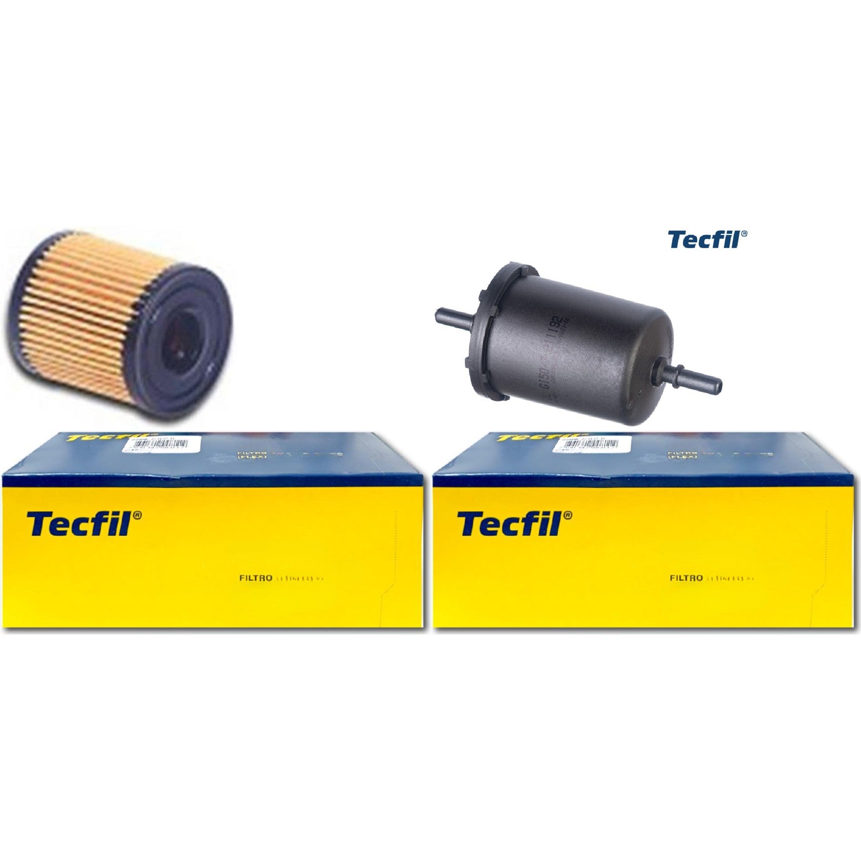 Kit Filtros de Ar do Motor, Óleo, Cabine e Combustível - Tecfil - ACP799/9 / ARL5058 / GI50/7 / PEL108 - (1)