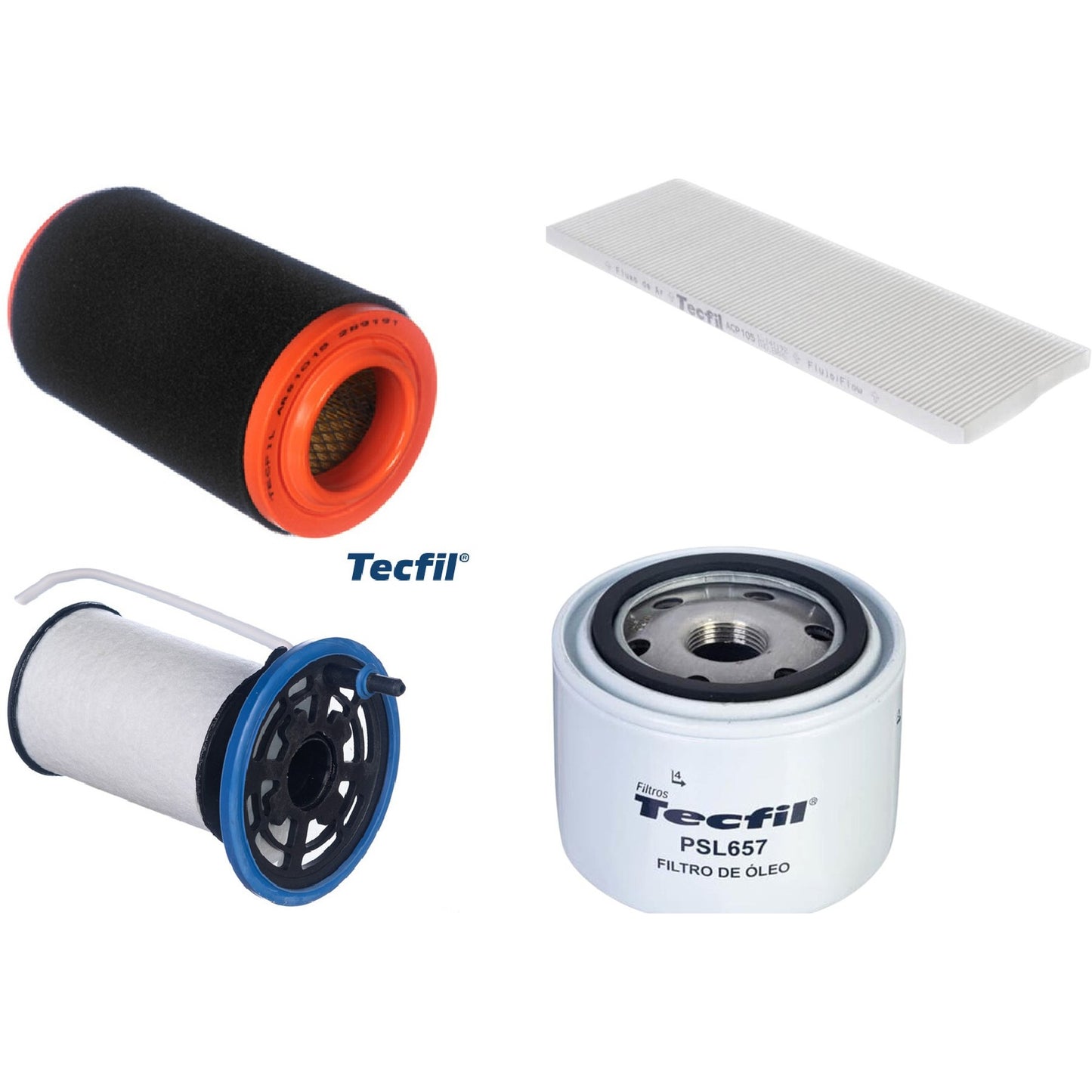 Kit Filtros de Ar do Motor, Óleom Cabine e Combustível - (1)