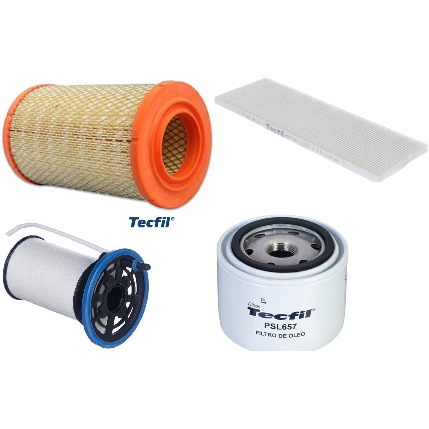 Kit Filtros de Ar do Motor, Óleom Cabine e Combustível - (1)
