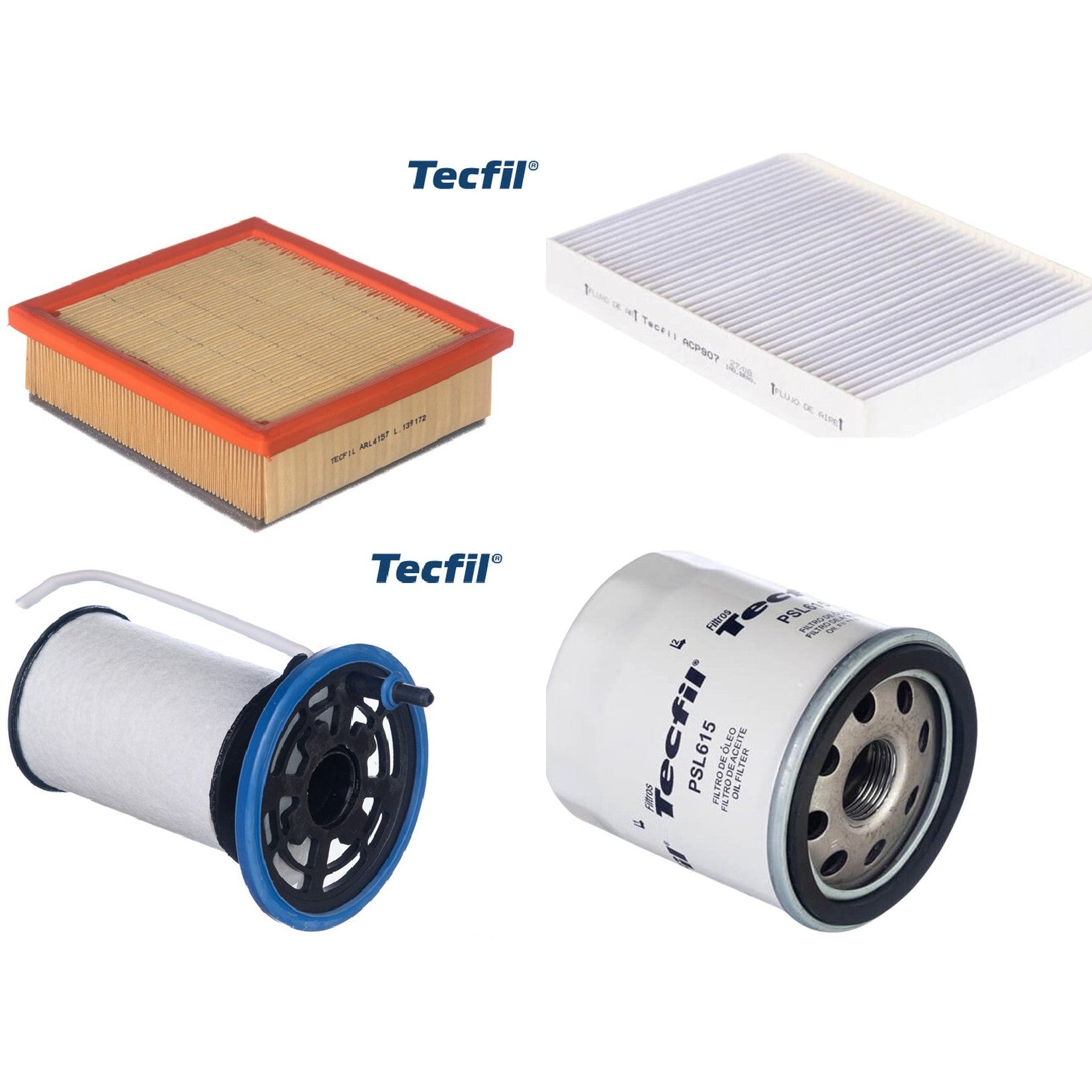 Kit Filtros de Ar do Motor, Óleom Cabine e Combustível - (1)