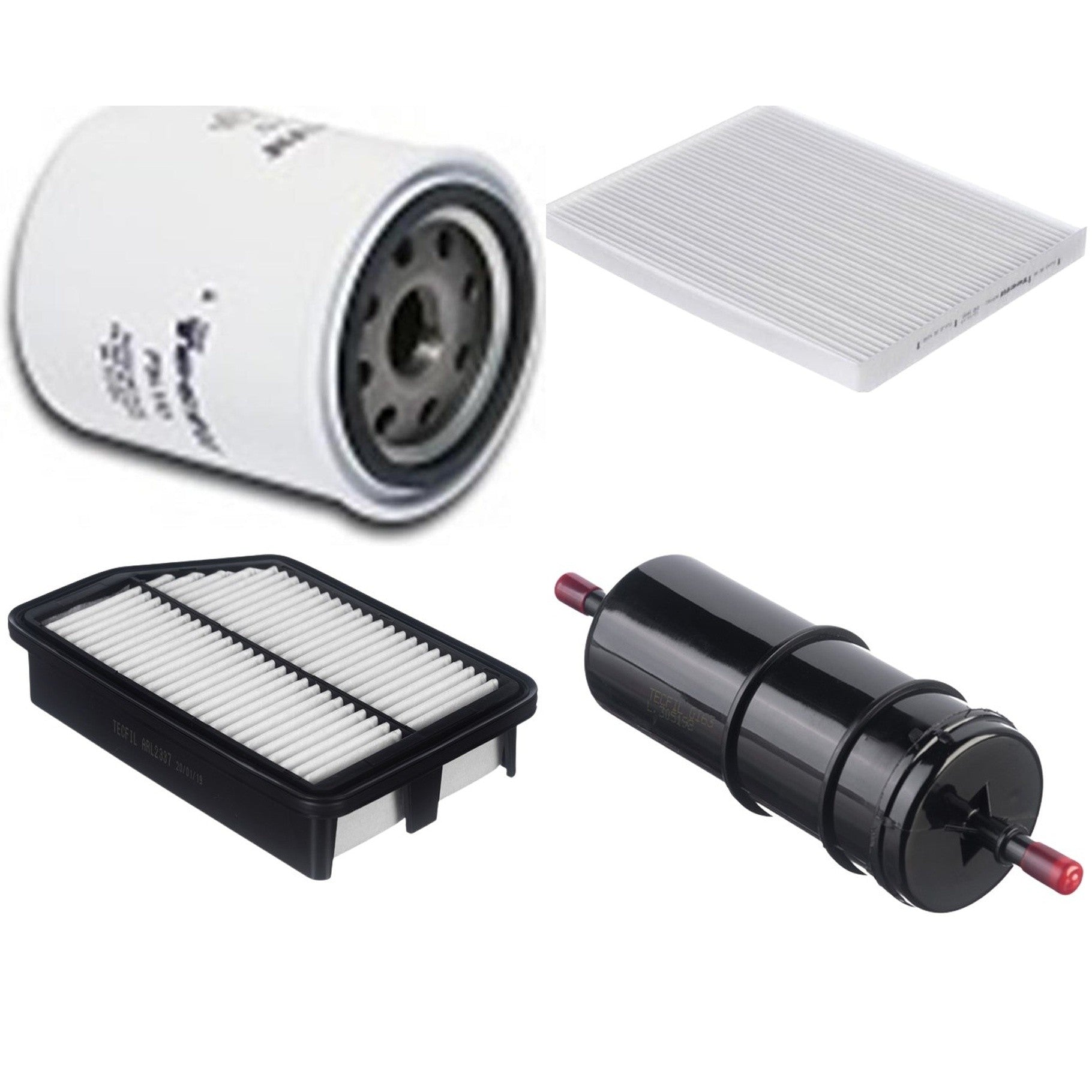 Kit Filtros de Ar do Motor, Óleo, Cabine e Combustível - Tecfil - ACP982 / ARL2337 / GI63 / PSL152 - (1)