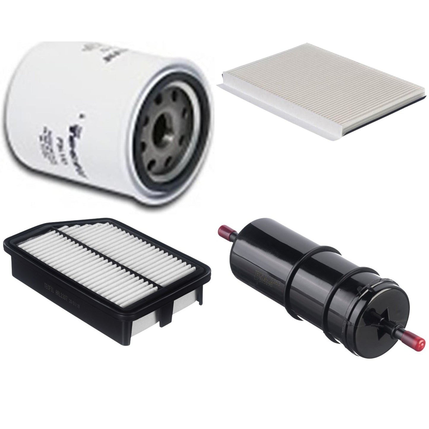 Kit Filtros de Ar do Motor, Óleo, Cabine e Combustível - Tecfil - ACP979 / ARL2337 / GI63 / PSL152 - (1)
