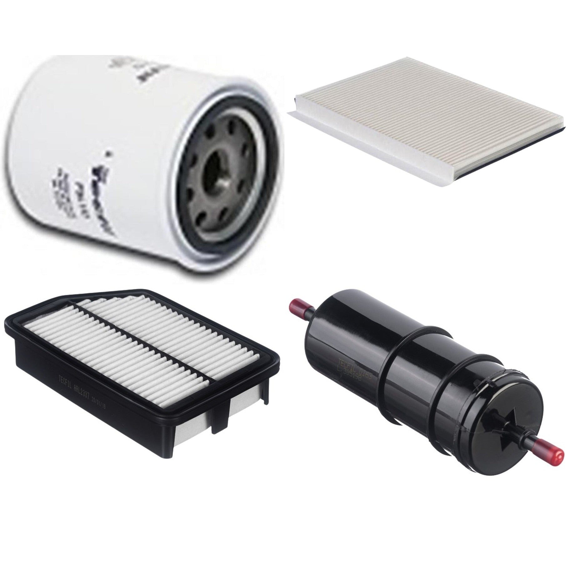Kit Filtros de Ar do Motor, Óleo, Cabine e Combustível - Tecfil - ACP979 / ARL2337 / GI63 / PSL152 - (1)