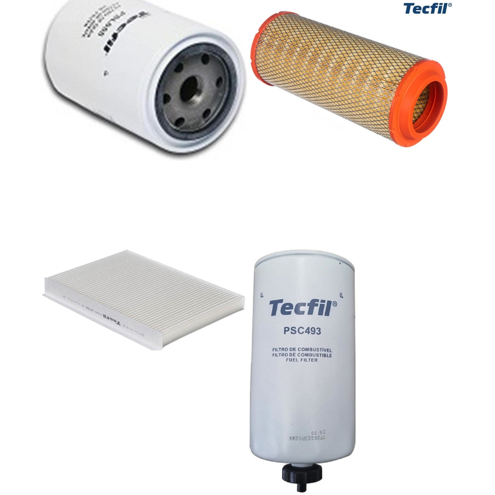 Kit Filtros de Ar do Motor, Óleom Cabine e Combustível - (1)
