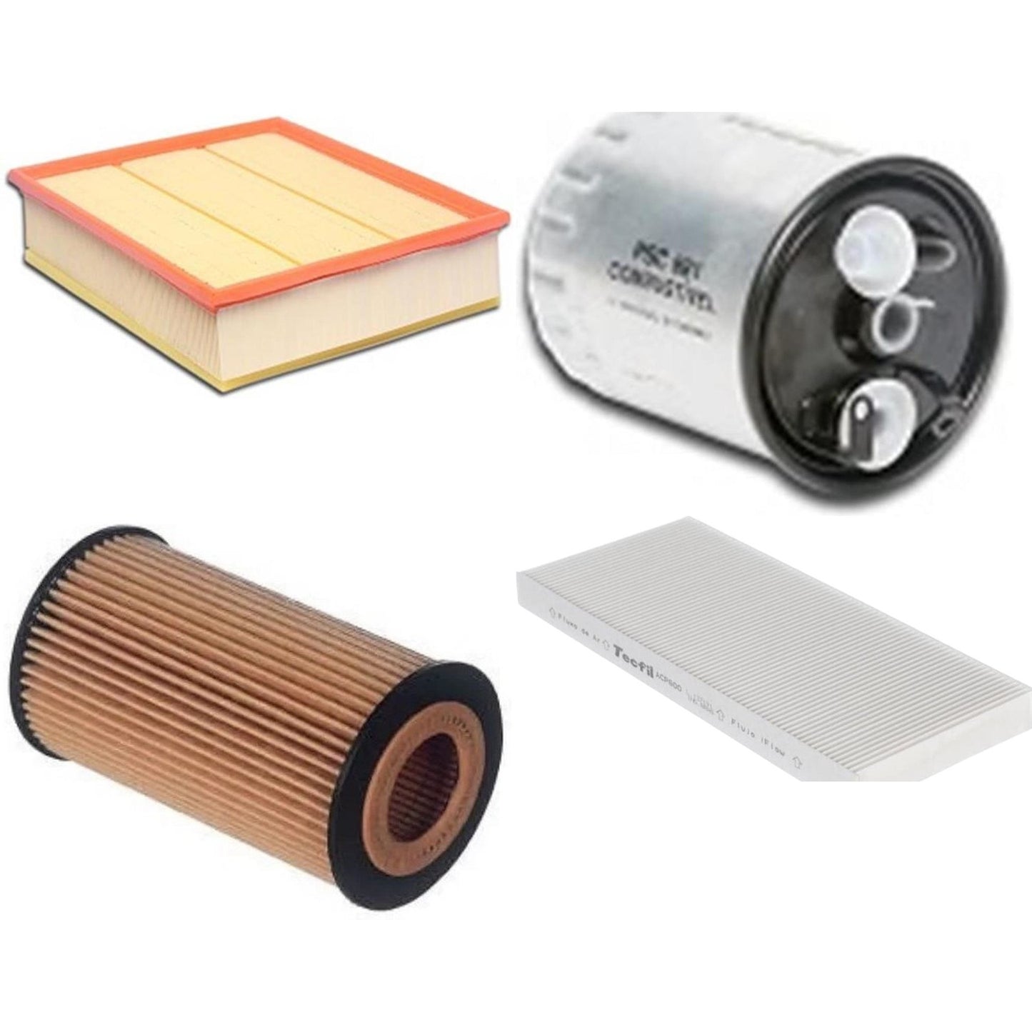 Kit Filtros de Ar do Motor, Óleom Cabine e Combustível - (1)