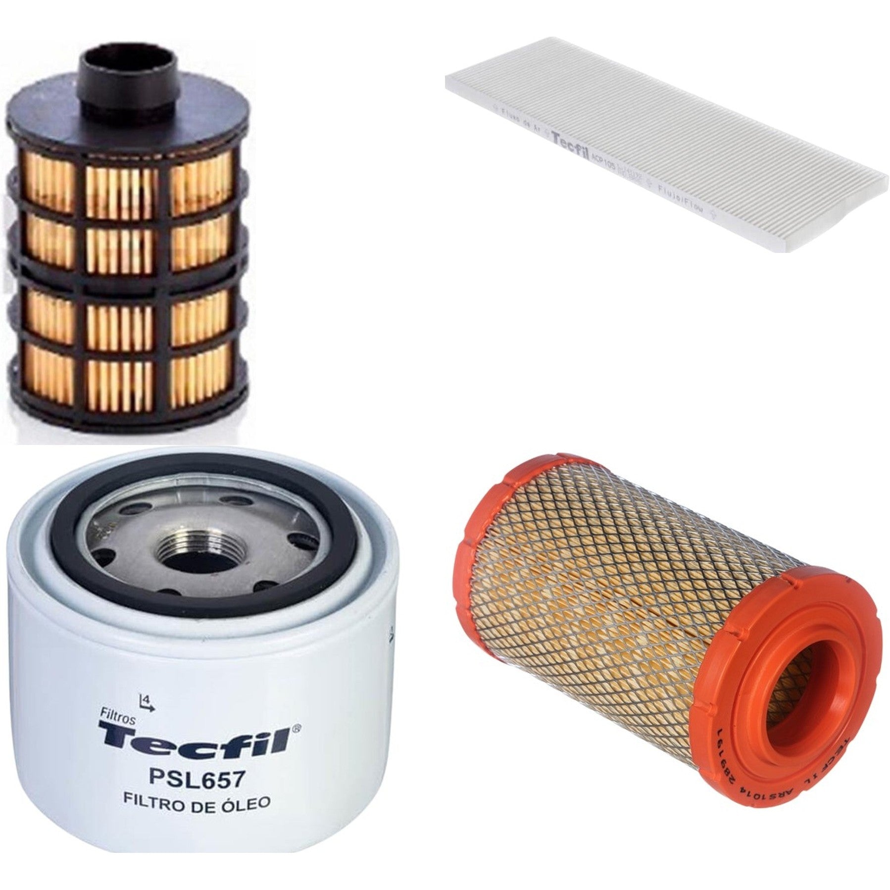 Kit Filtros de Ar do Motor, Óleom Cabine e Combustível - (1)