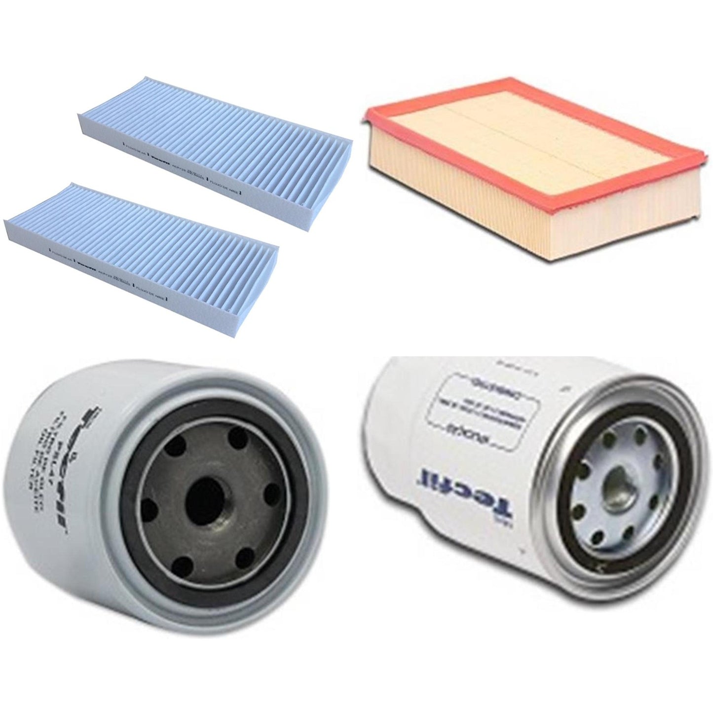 Kit Filtros de Ar do Motor, Óleo, Cabine e Combustível - Tecfil - ACP729 / ARL9600 / PSC993 / PSL47 - (1)