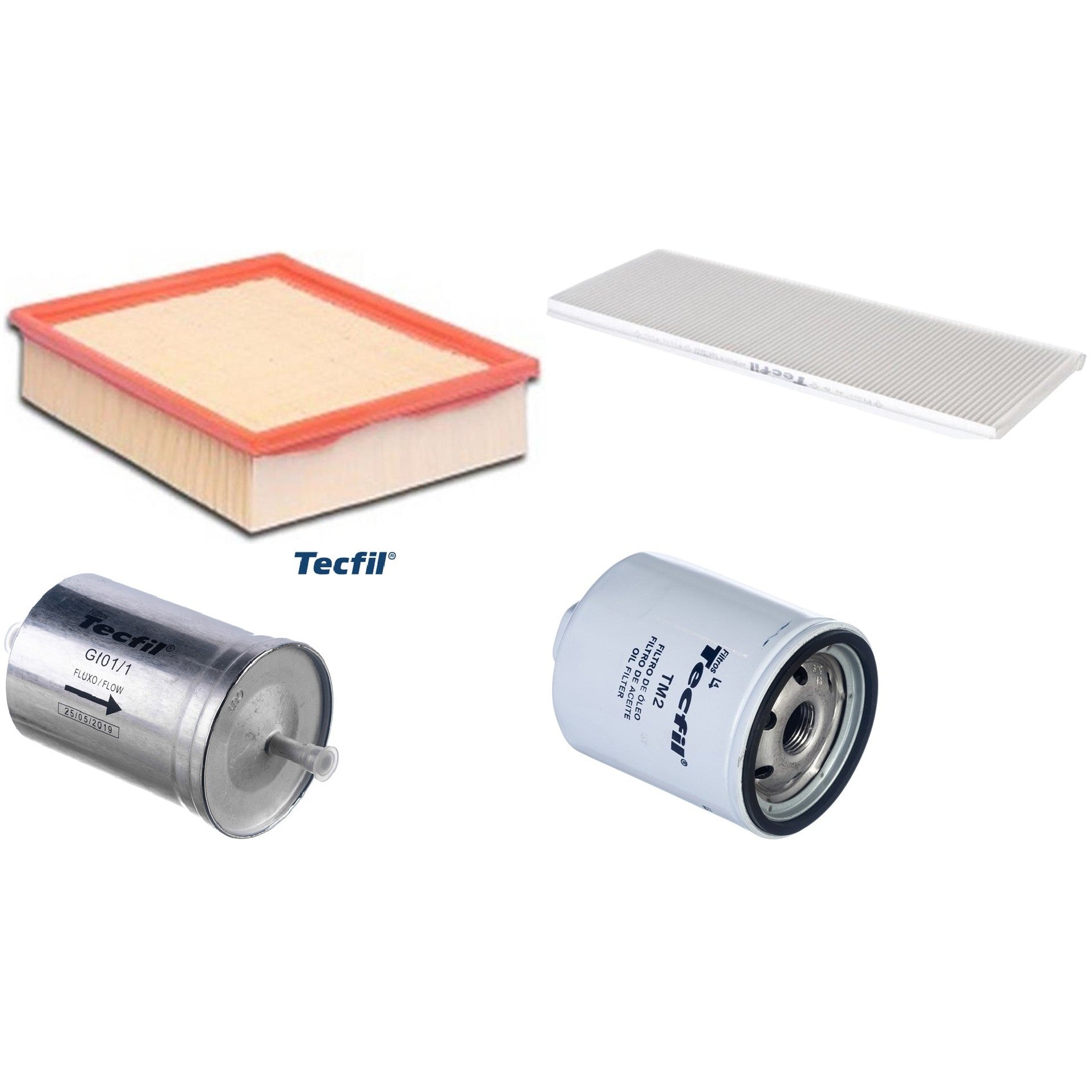 Kit Filtros de Ar do Motor, Óleom Cabine e Combustível - (1)