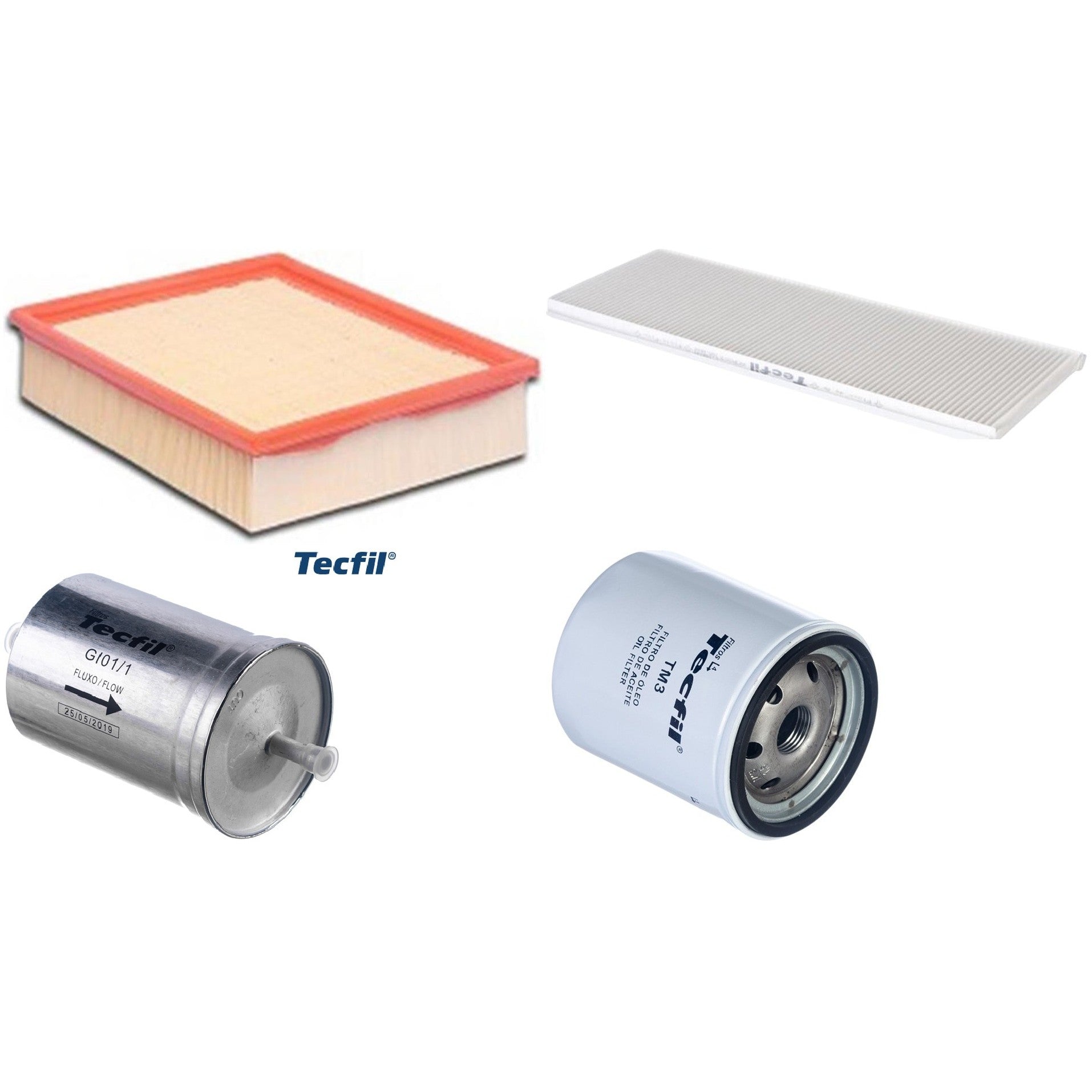 Kit Filtros de Ar do Motor, Óleom Cabine e Combustível - (1)