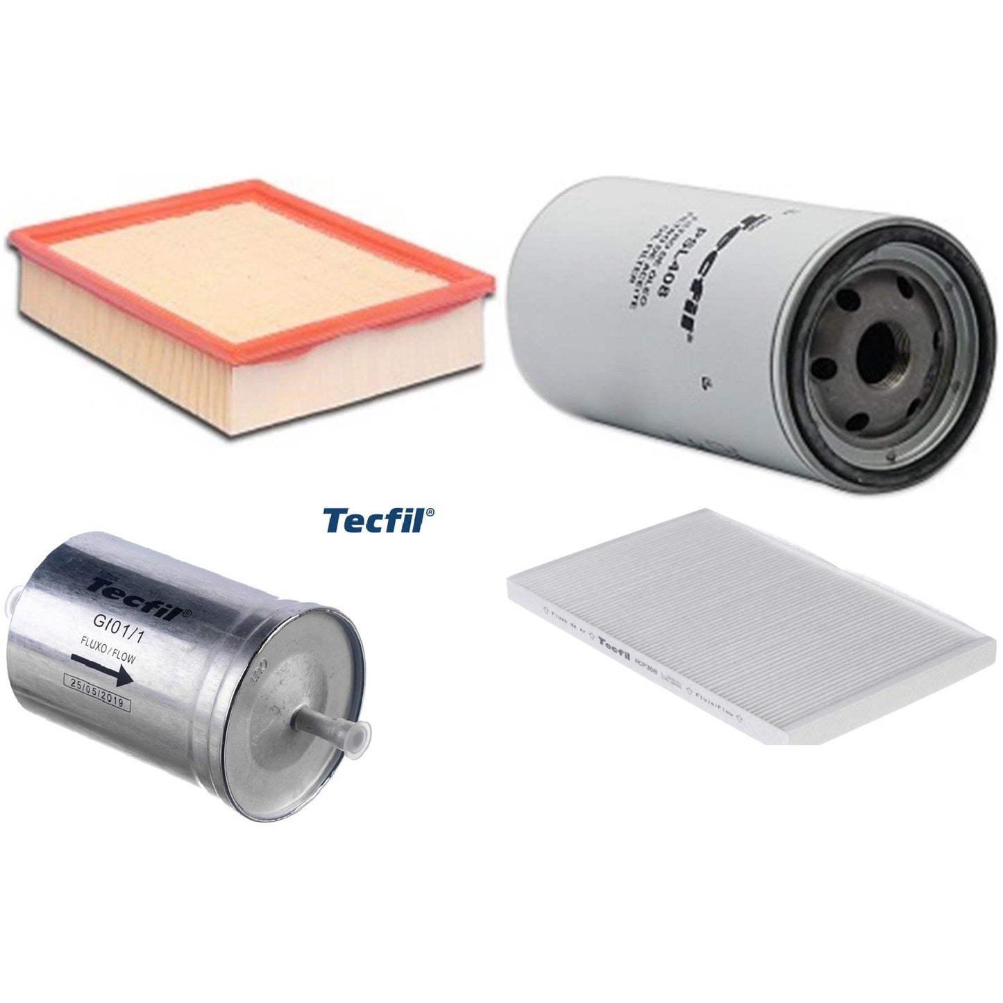Kit Filtros de Ar do Motor, Óleo, Cabine e Combustível - Tecfil - ACP368 / ARL8837 / GI01/1 / PSL408 - (1)