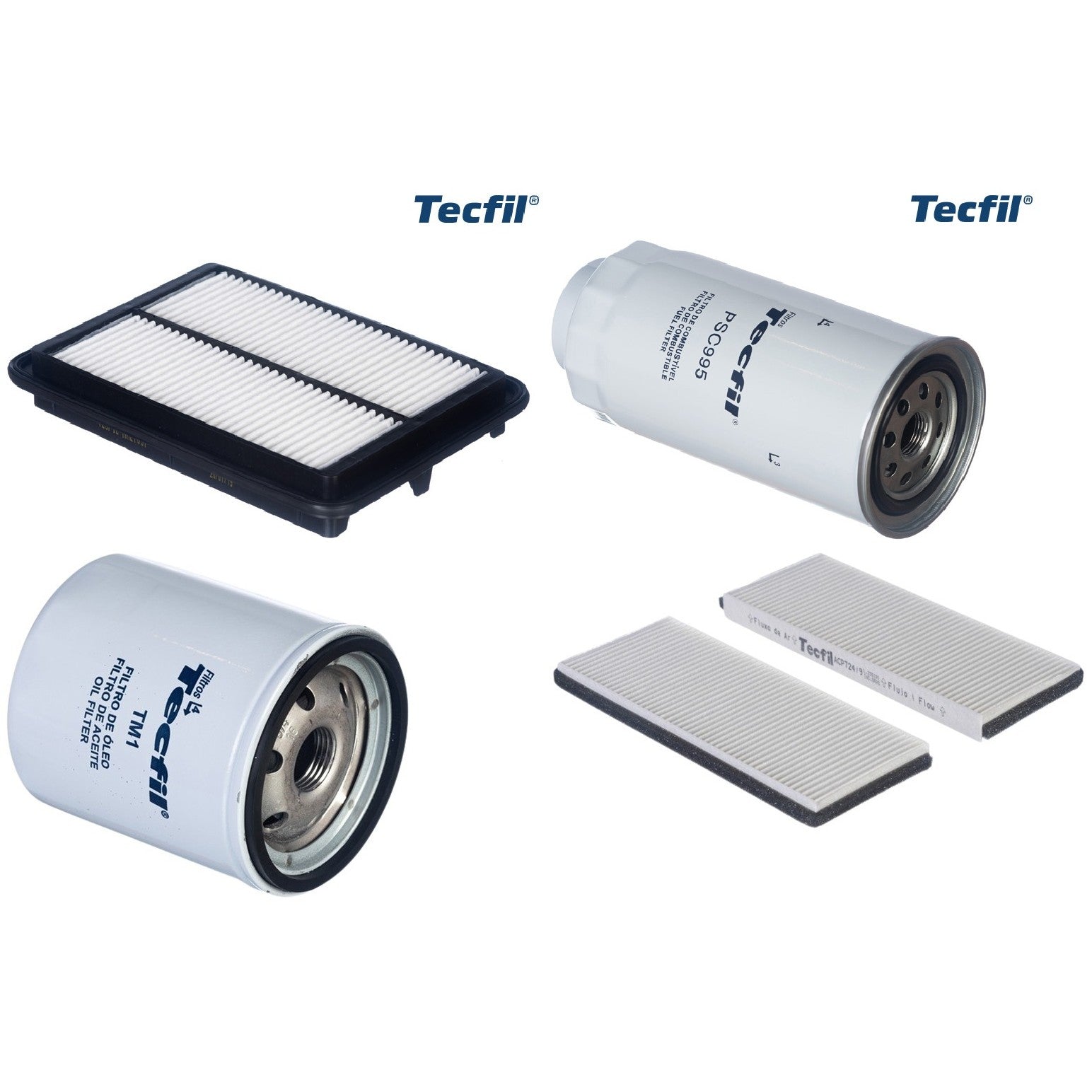 Kit Filtros de Ar do Motor, Óleom Cabine e Combustível - (1)