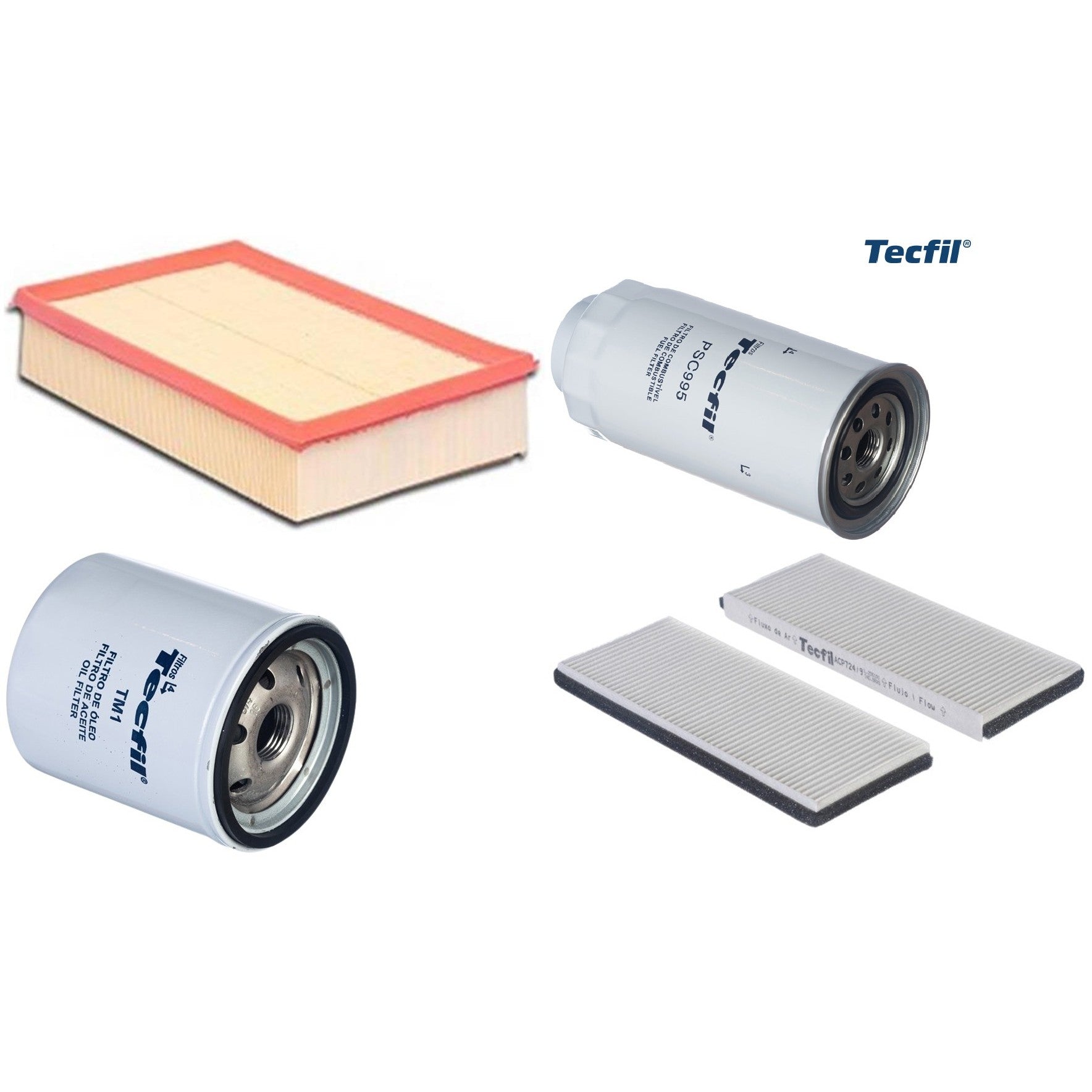 Kit Filtros de Ar do Motor, Óleom Cabine e Combustível - (1)