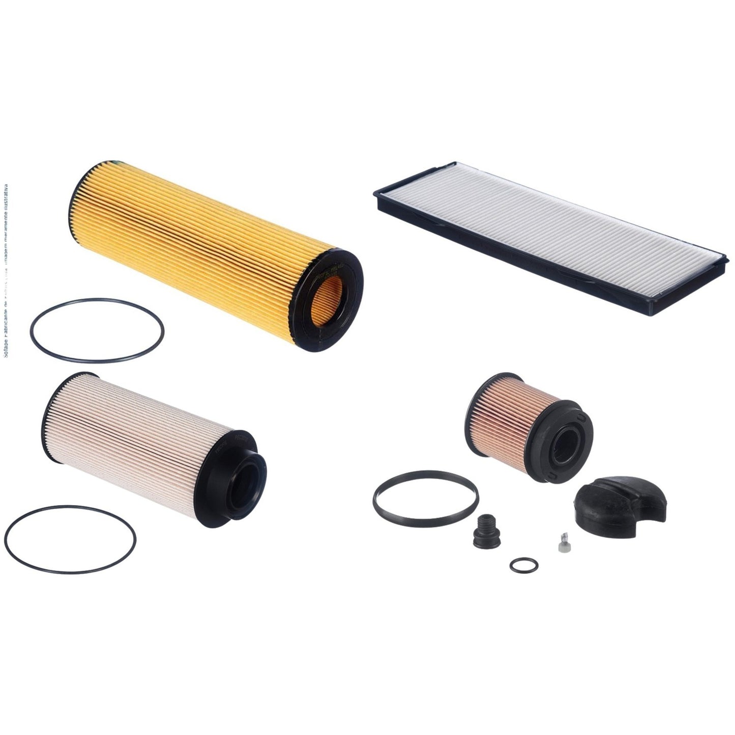 Kit Filtros de Ar do Motor, Óleo, Cabine e Combustível - Tecfil - ACP177 / PEA178 / PEC3015 / PEL415 - (1)