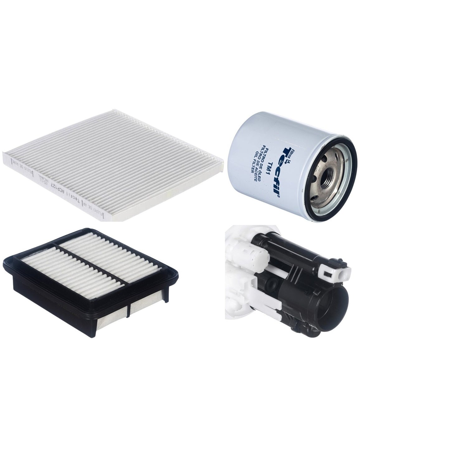 Kit Filtros de Ar do Motor, Óleo, Cabine e Combustível - Tecfil - ACP127 / ARL8823 / FBT2371 / PSL34M-(TM1) - (1)