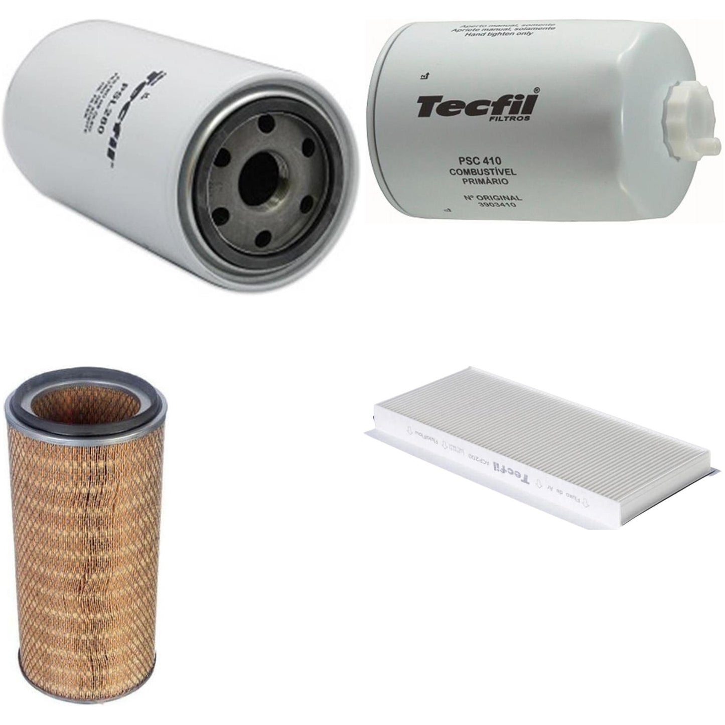 Kit Filtros de Ar do Motor, Óleom Cabine e Combustível - (1)