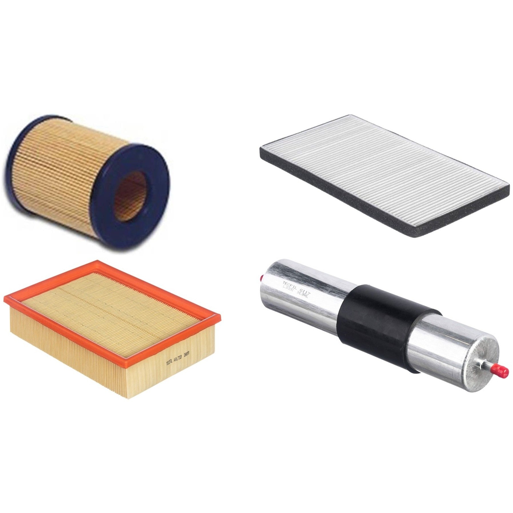 Kit Filtros de Ar do Motor, Óleo, Cabine e Combustível - Tecfil - ACP520 / ARL7321 / GI17 / PEL117 - (1)