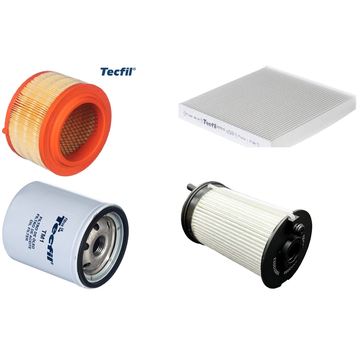 Kit Filtros de Ar do Motor, Óleom Cabine e Combustível - (1)
