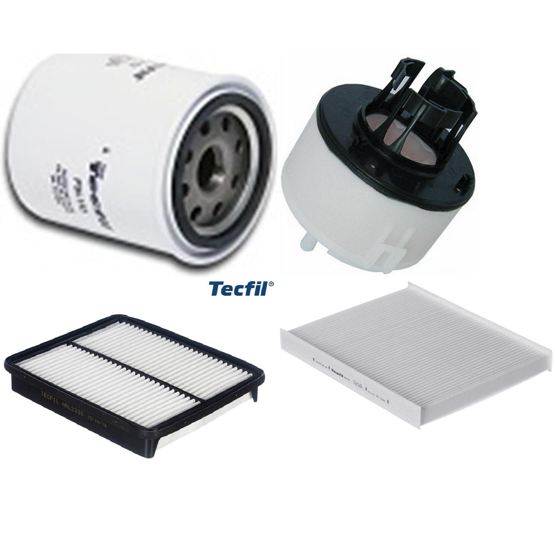 Kit Filtros de Ar do Motor, Óleo, Cabine e Combustível - Tecfil - ACP981 / ARL2336 / FBT2365 / PSL152 - (1)