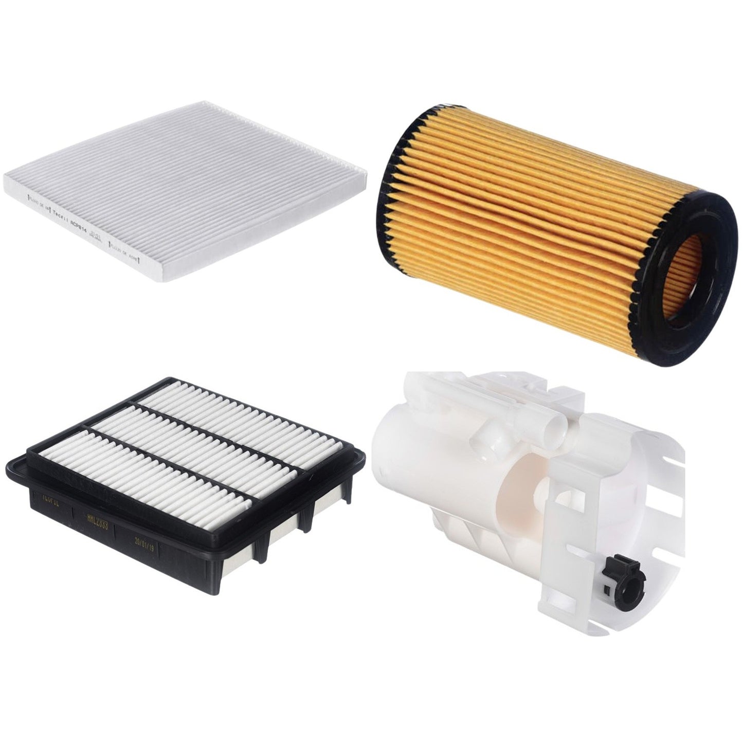 Kit Filtro de Ar, Combustível, Óleo e Ar Condicionado - Tecfil - ACP814 / ARL2333 / FBT2363 / PEL114 - (1)