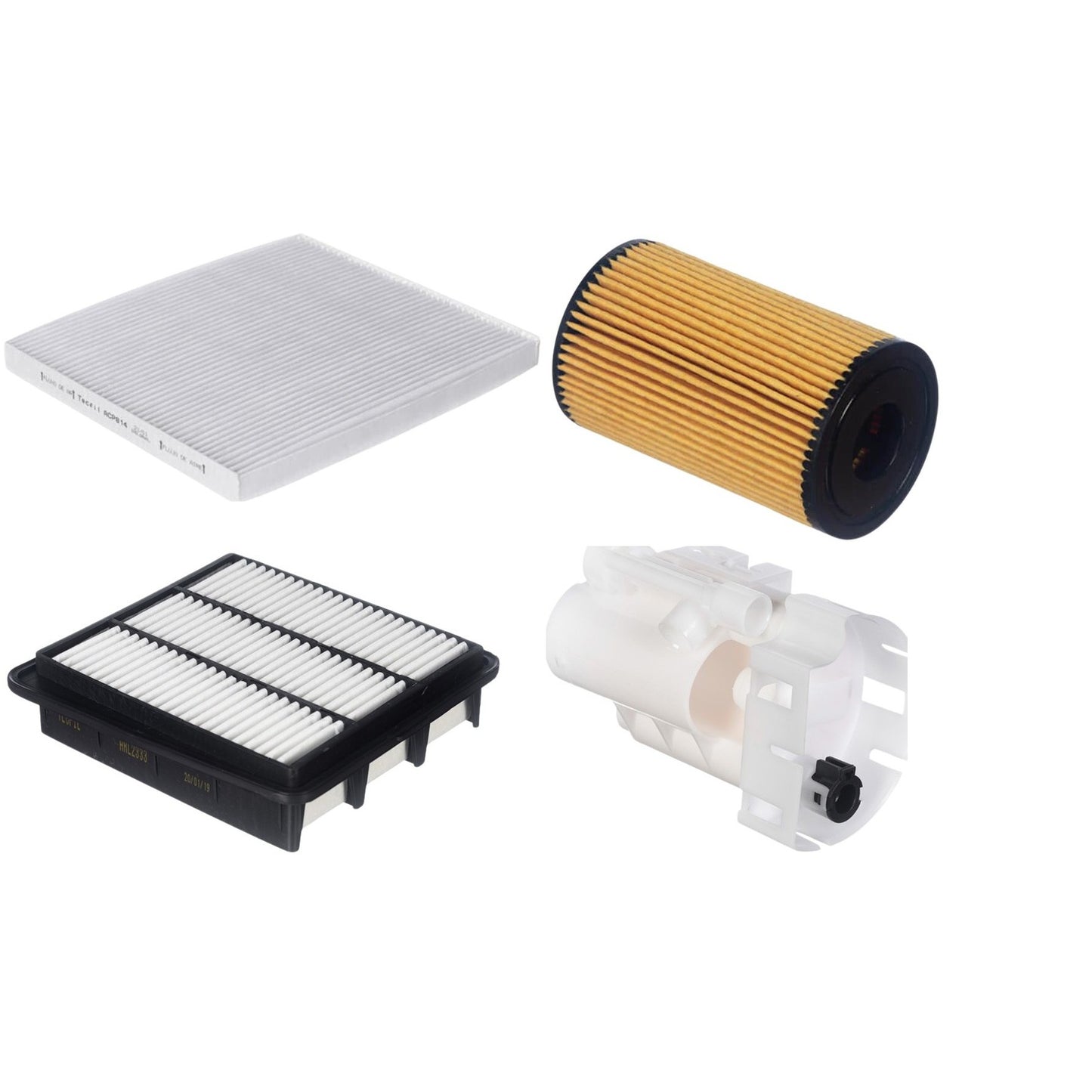 Kit Filtro de Ar, Combustível, Óleo e Ar Condicionado - Tecfil - ACP814 / ARL2333 / FBT2363 / PEL115 - (1)