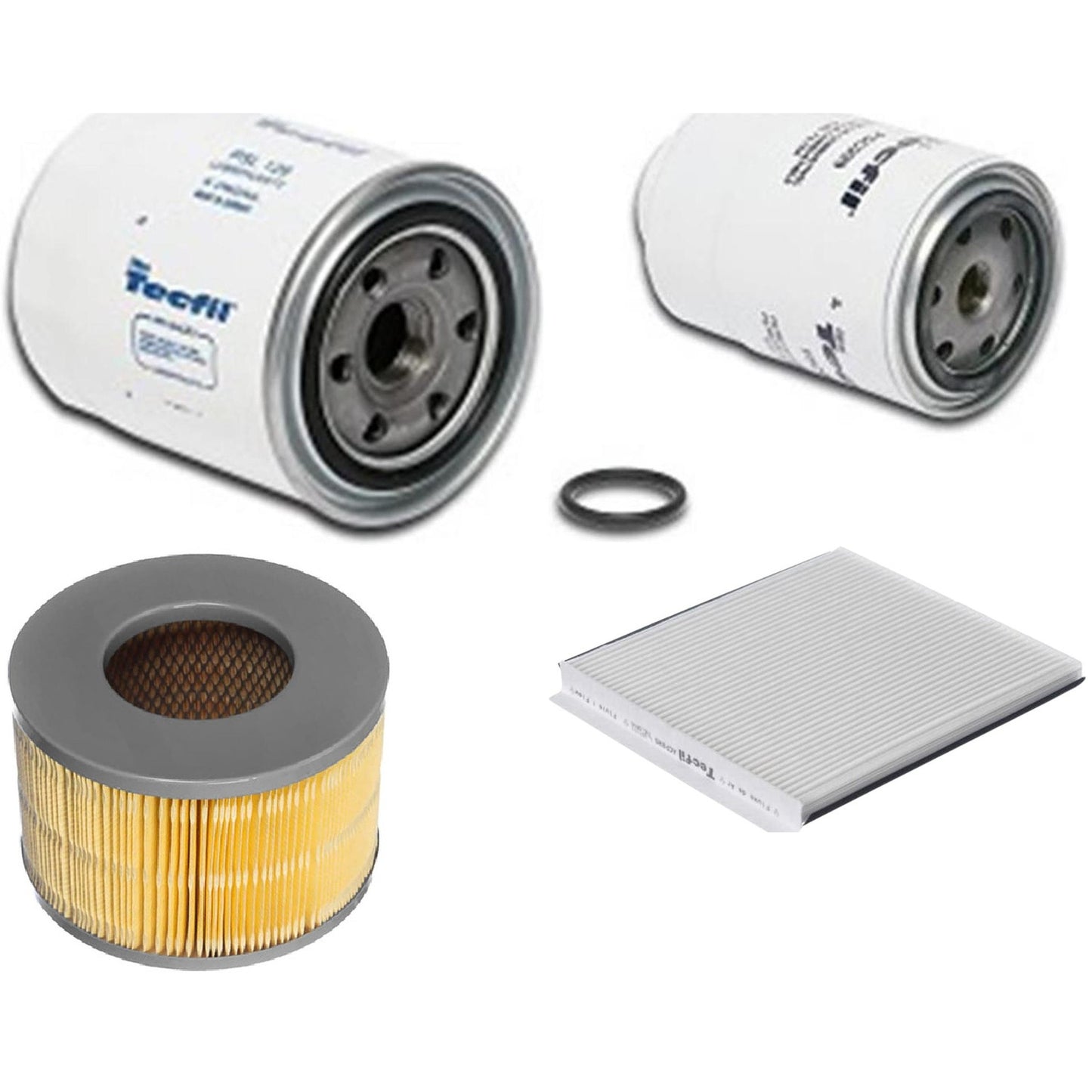 Kit Filtros de Ar do Motor, Óleo, Cabine e Combustível - Tecfil - ACP885 / AP7060 / PSC999 / PSL128 - (1)