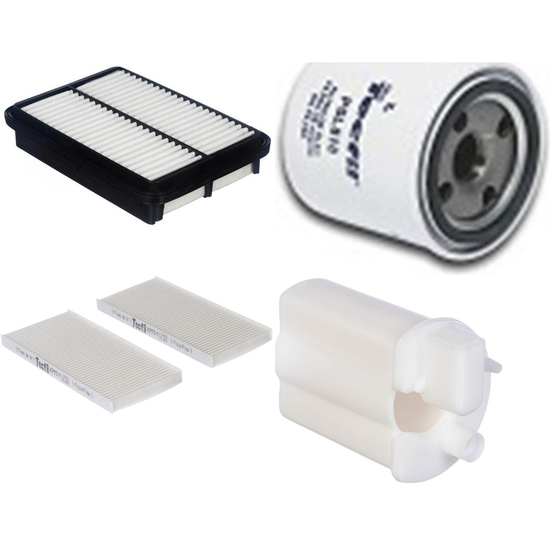 Kit Filtro de Ar, Combustível, Óleo e Ar Condicionado - Tecfil - ACP975/9 / ARL2345 / FBT2350 / PSL818 - (1)