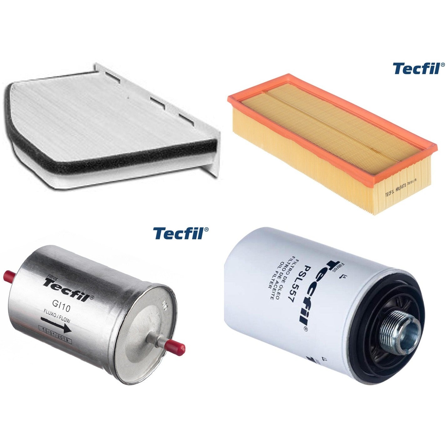 Kit Filtros de Ar do Motor, Óleom Cabine e Combustível - (1)