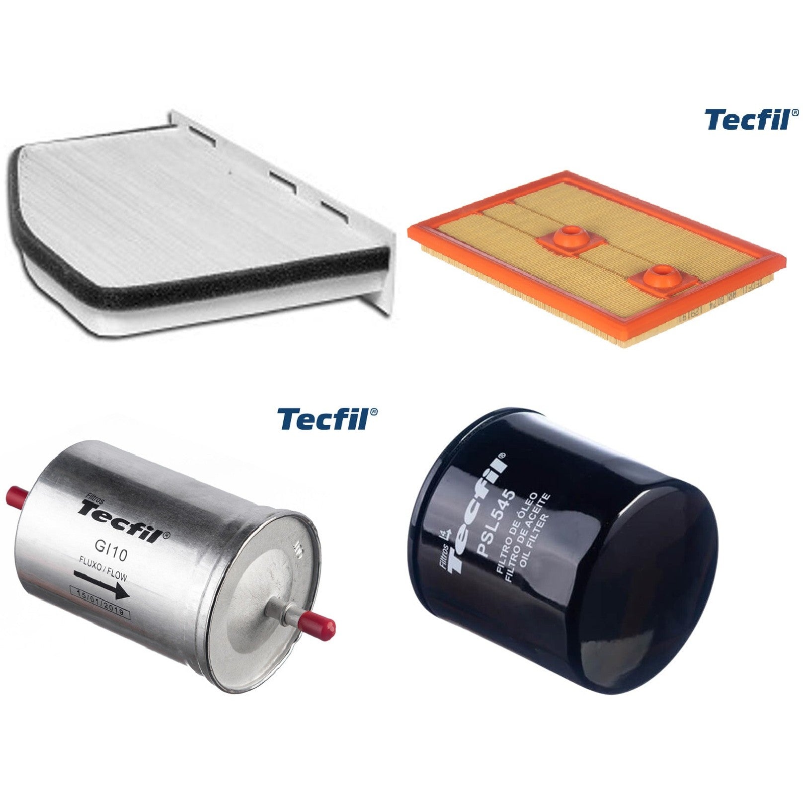 Kit Filtros de Ar do Motor, Óleom Cabine e Combustível - (1)