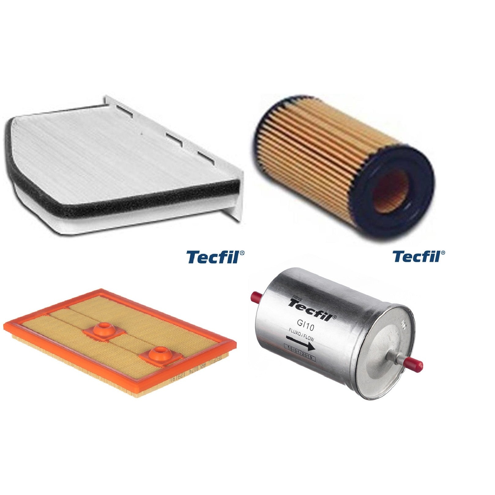 Kit Filtros de Ar do Motor, Óleom Cabine e Combustível - (1)