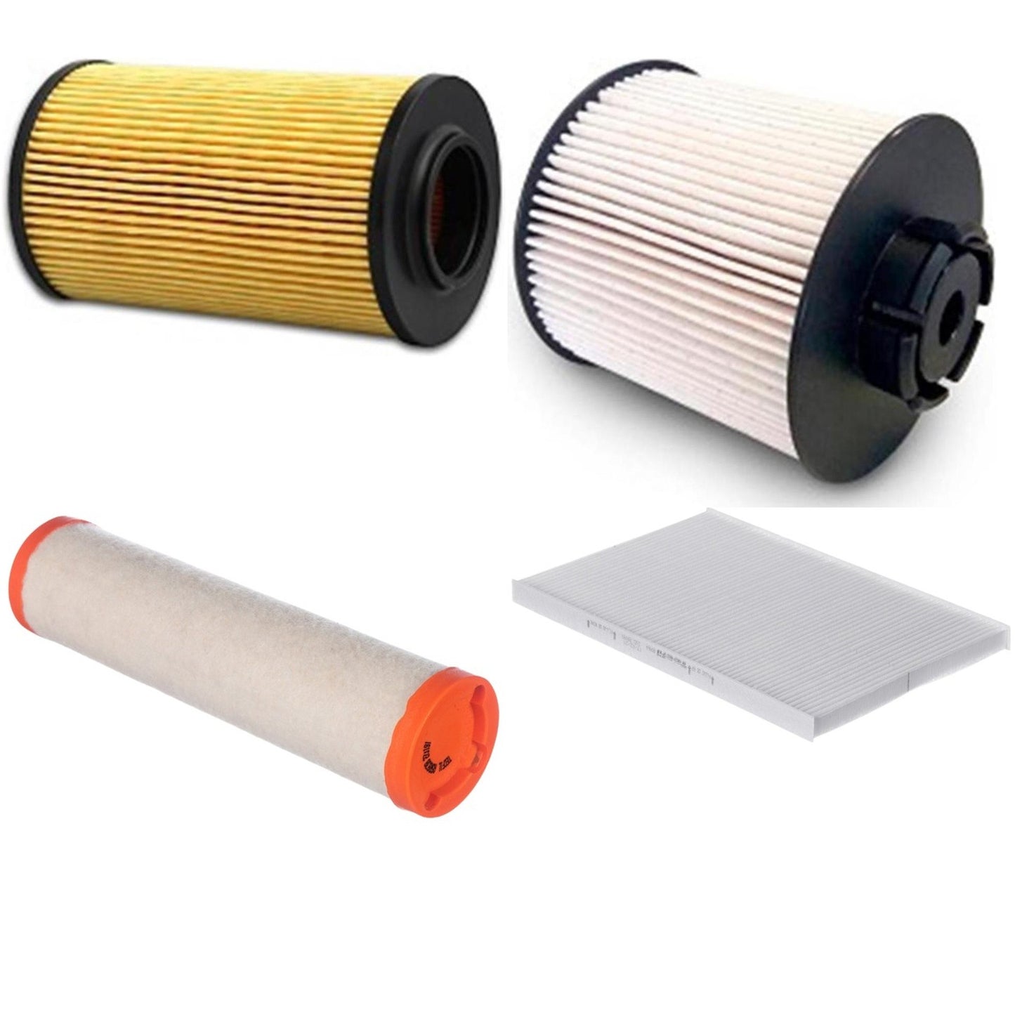 Kit Filtros de Ar do Motor, Óleo, Cabine e Combustível - Tecfil - ACP964 / ASR838 / PEC3022 / PEL2003 - (1)