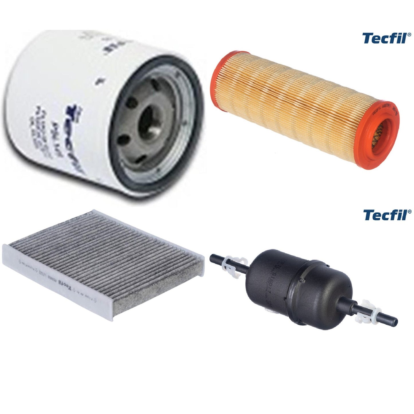 Kit Filtros de Ar do Motor, Óleo, Cabine e Combustível - Tecfil - ACA202 / ARS7991 / GI60/7 / PSL145 - (1)