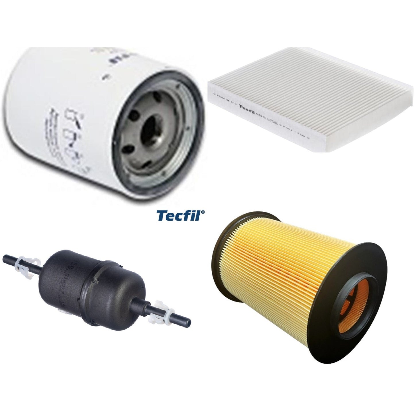 Kit Filtros de Ar do Motor, Óleo, Cabine e Combustível - Tecfil - ACP213 / ARS5196/1 / GI60/7 / PSL147 - (1)