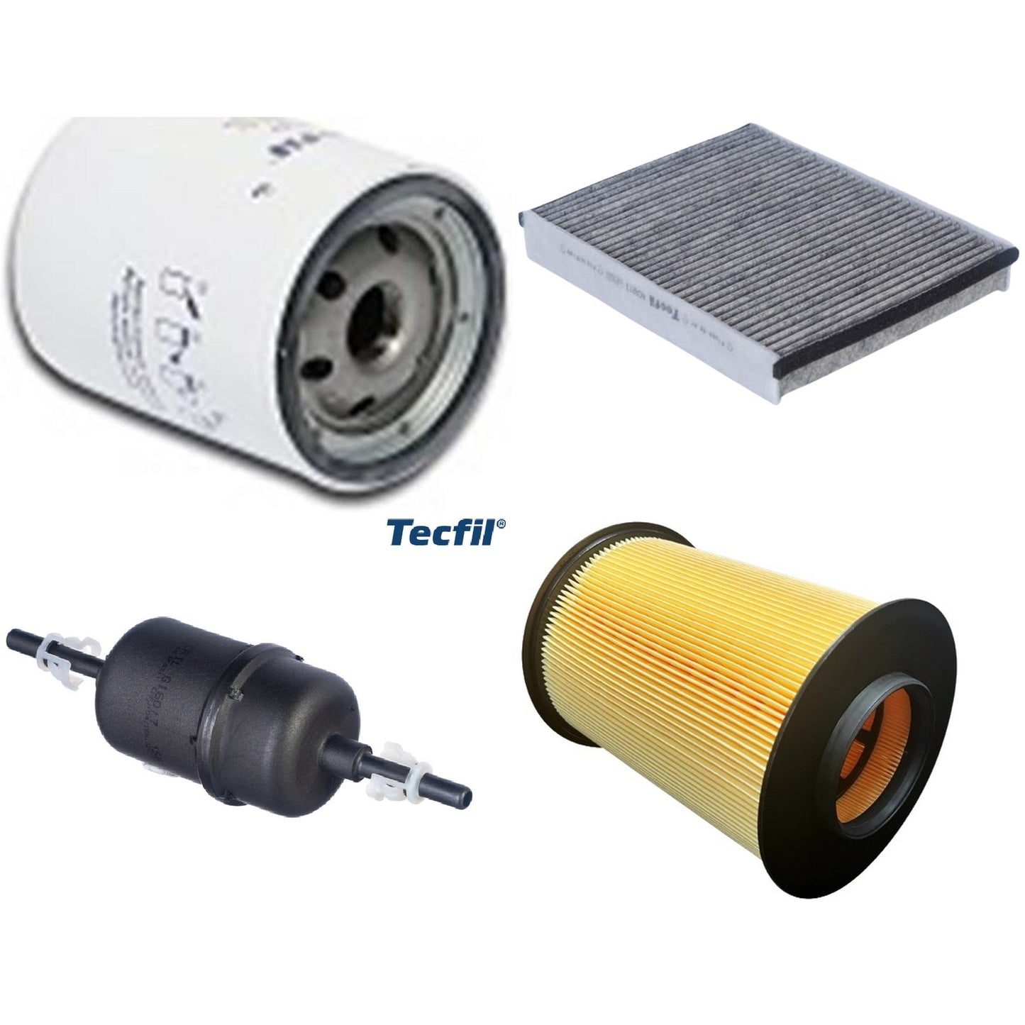 Kit Filtros de Ar do Motor, Óleo, Cabine e Combustível - Tecfil - ACA213 / ARS5196/1 / GI60/7 / PSL147 - (1)