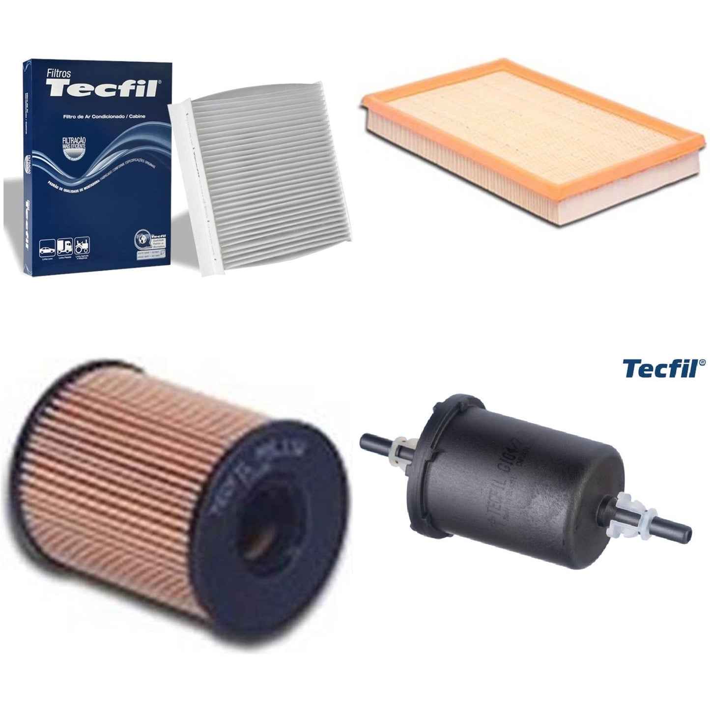 Kit Filtros de Ar do Motor, Óleom Cabine e Combustível - (1)