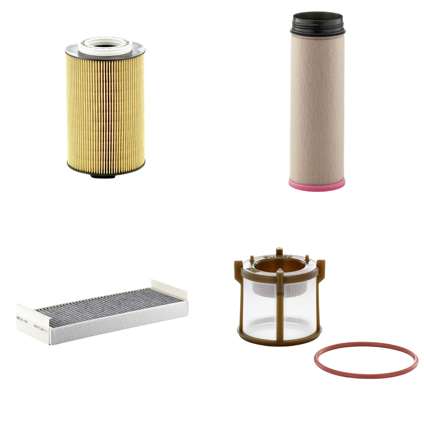 Kit Filtros de Ar Combustível Cabine Ar Condicionado Óleo - Mann-Filter - CF1640 - CUK4795 - HU1291/1Z - PU50z - (1)