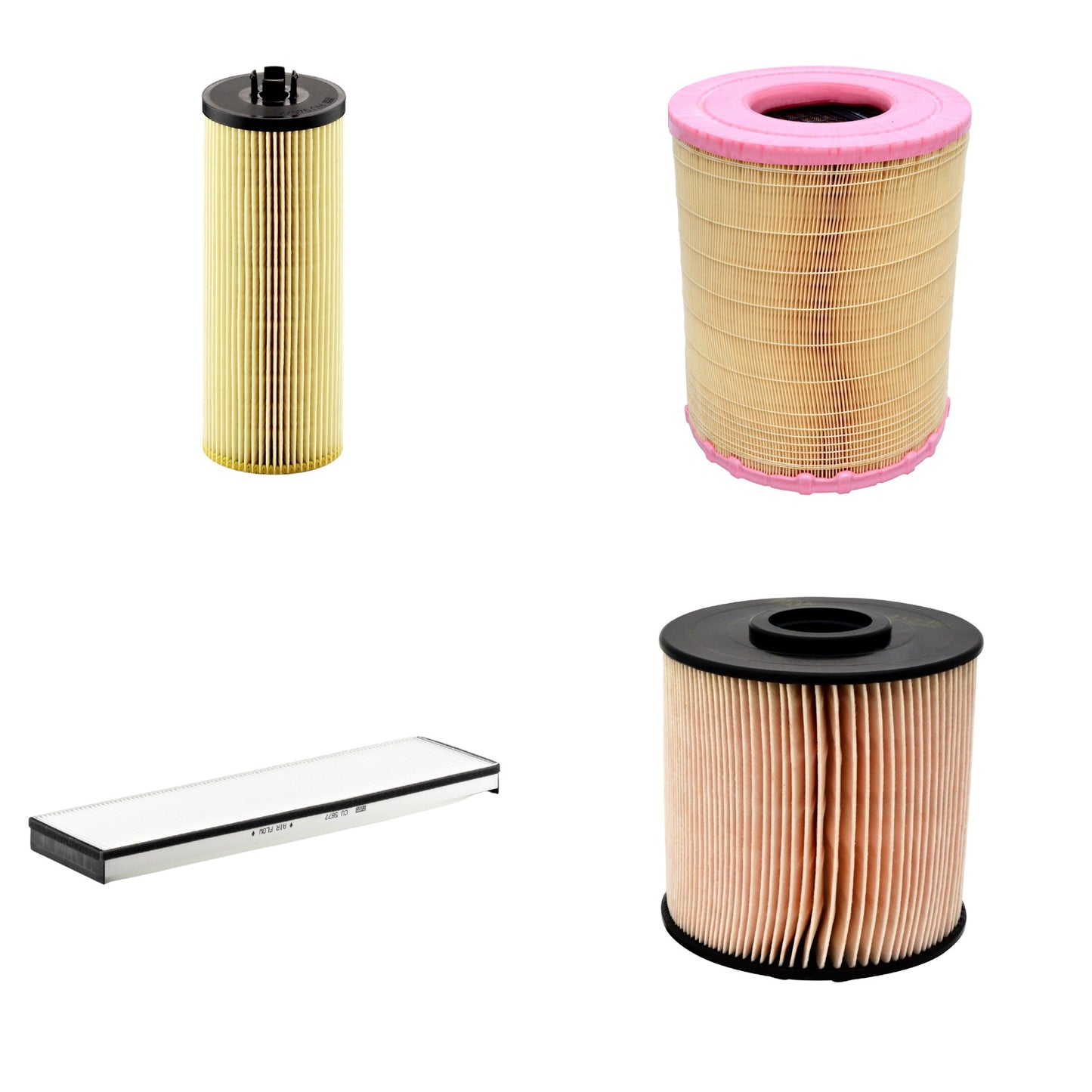 Kit Filtros de Ar Combustível Cabine Ar Condicionado Óleo - Mann-Filter - C281012 - CU5877 - HU945/2x - PU1046x - (1)