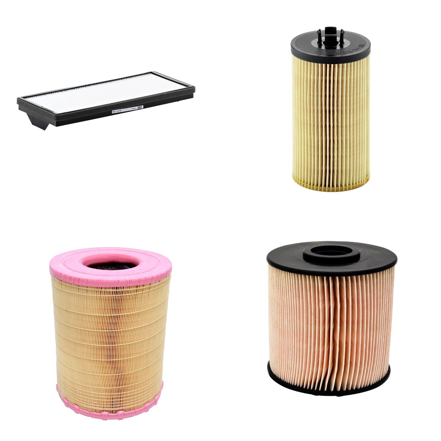 Kit Filtros de Ar Combustível Cabine Ar Condicionado Óleo - Mann-Filter - C281012 - CU4469 - HU931/5x - PU1046x - (1)