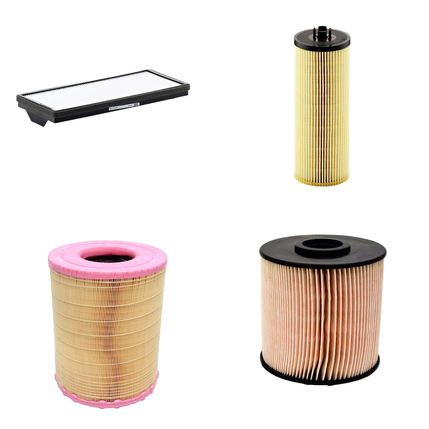 Kit Filtros de Ar Combustível Cabine Ar Condicionado Óleo - Mann-Filter - C281012 - CU4469 - HU945/2x - PU1046x - (1)