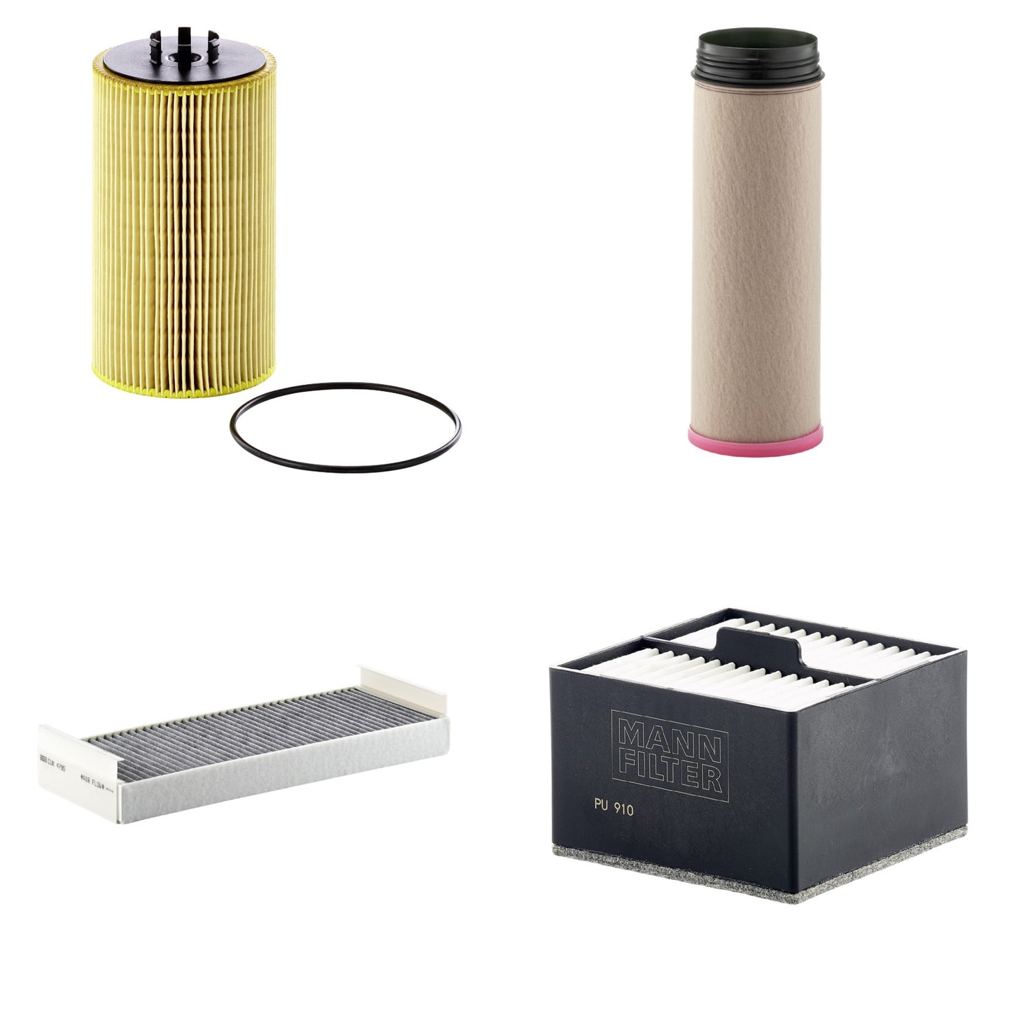Kit Filtros de Ar Combustível Cabine Ar Condicionado Óleo - Mann-Filter - CF1640 - CUK4795 - HU13125/3x - PU910 - (1)