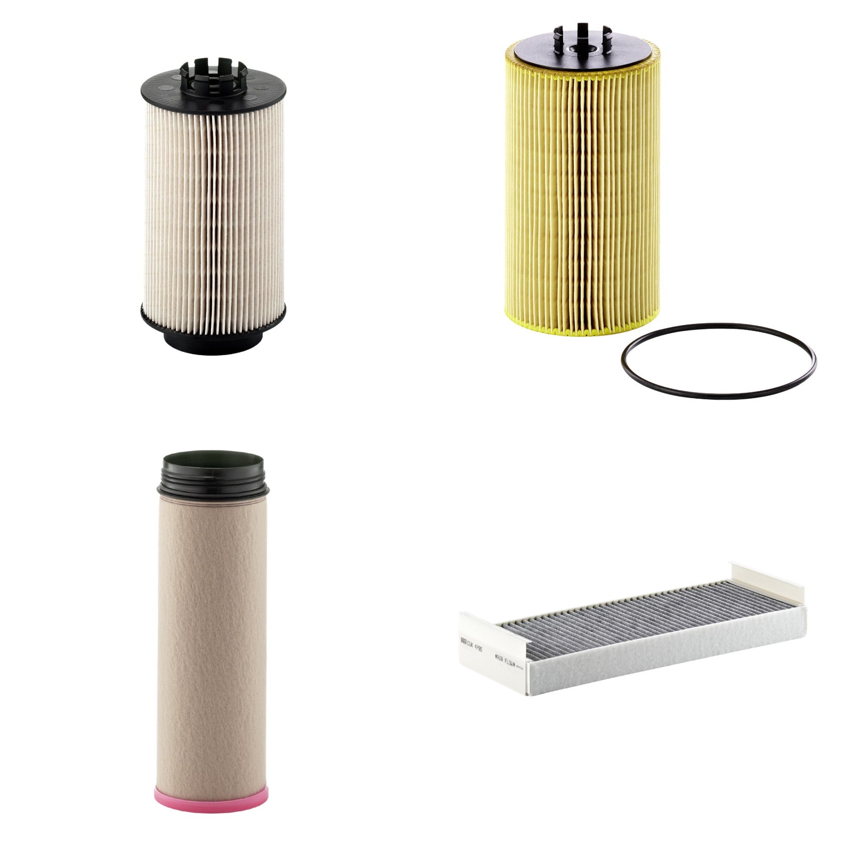 Kit Filtros de Ar Combustível Cabine Ar Condicionado Óleo - Mann-Filter - CF1640 - CUK4795 - HU13125/3x - PU1059x - (1)