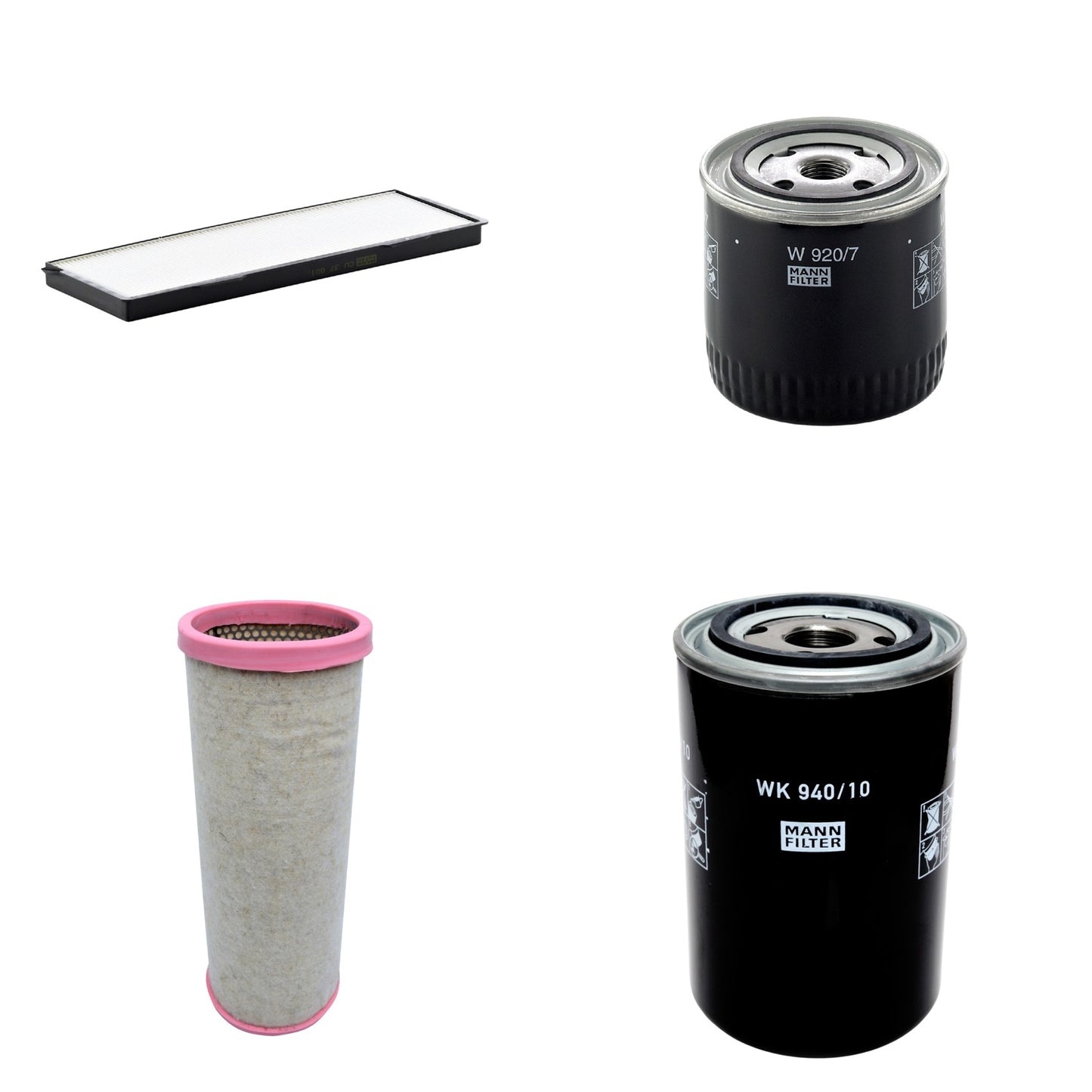 Kit Filtros de Ar Combustível Cabine Ar Condicionado Óleo - Mann-Filter - CF1711 - CU37001 - W920/7 - WK940/10 - (1)