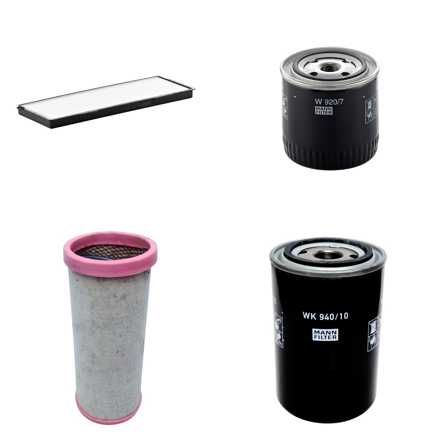 Kit Filtros de Ar Combustível Cabine Ar Condicionado Óleo - Mann-Filter - CF1710 - CU37001 - W920/7 - WK940/10 - (1)