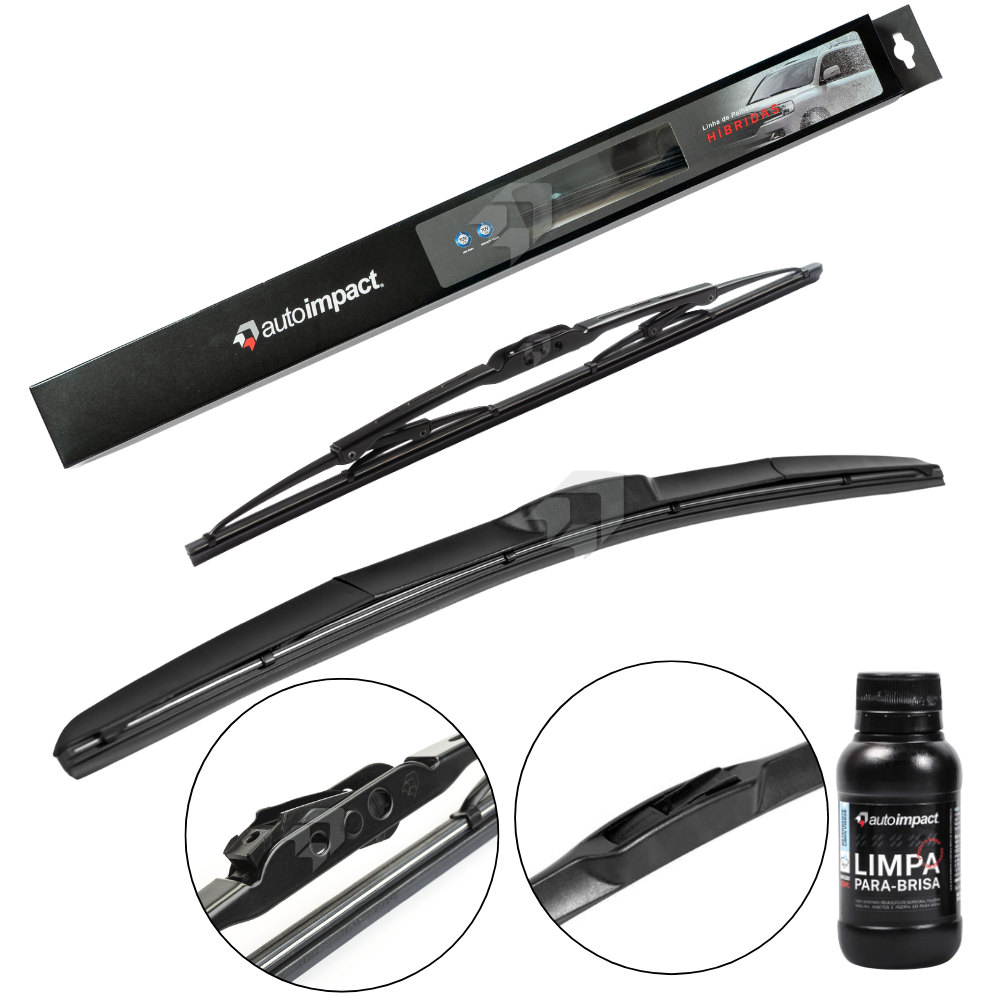 Kit de Palhetas do Limpador do Parabrisa e Traseira - Autoimpact - HI17 / PU13 - (1)