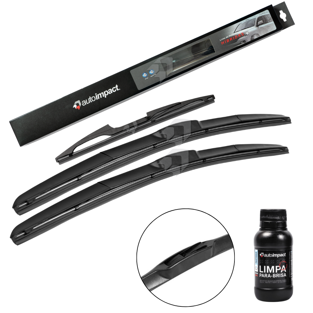 Kit de Palhetas do Limpador do Parabrisa e Traseira - Autoimpact - HI20 / TR14 - (1)