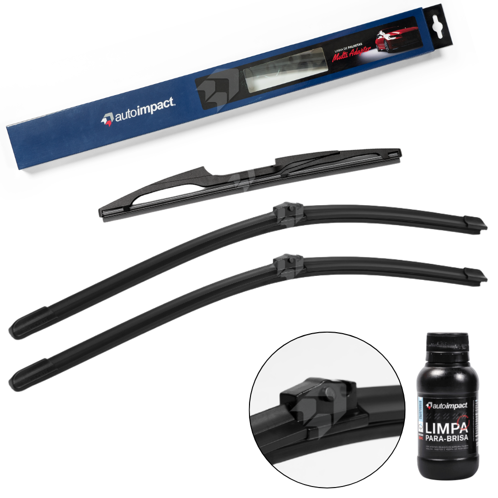 Kit de Palhetas do Limpador do Parabrisa e Traseira - Autoimpact - MA18 / TR11 - (1)